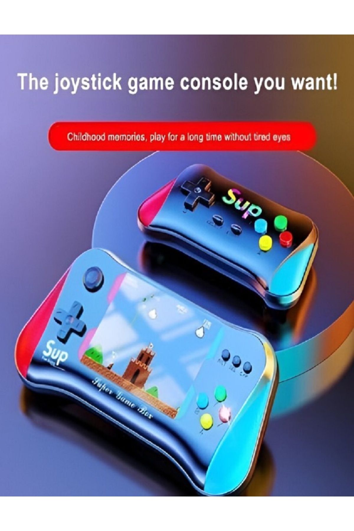 SUP-3.5-Inch Handheld Game Console with 500+ Classic Games, TV Output & Joystick 3