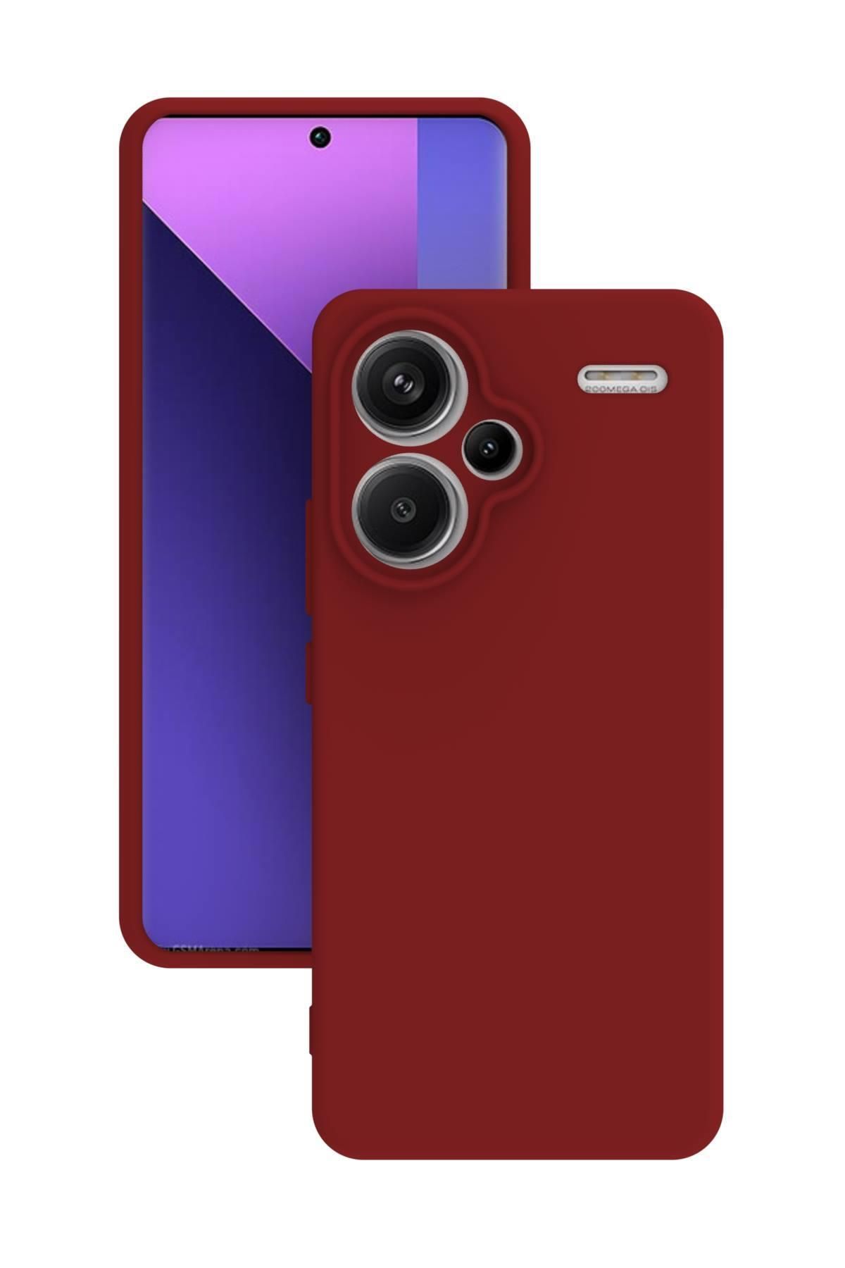 Tılsım Tekno Xiaomi Redmi Note 13 Pro Plus 5G Kılıf Kamera Korumalı Silikon Rubber Arka Kapak