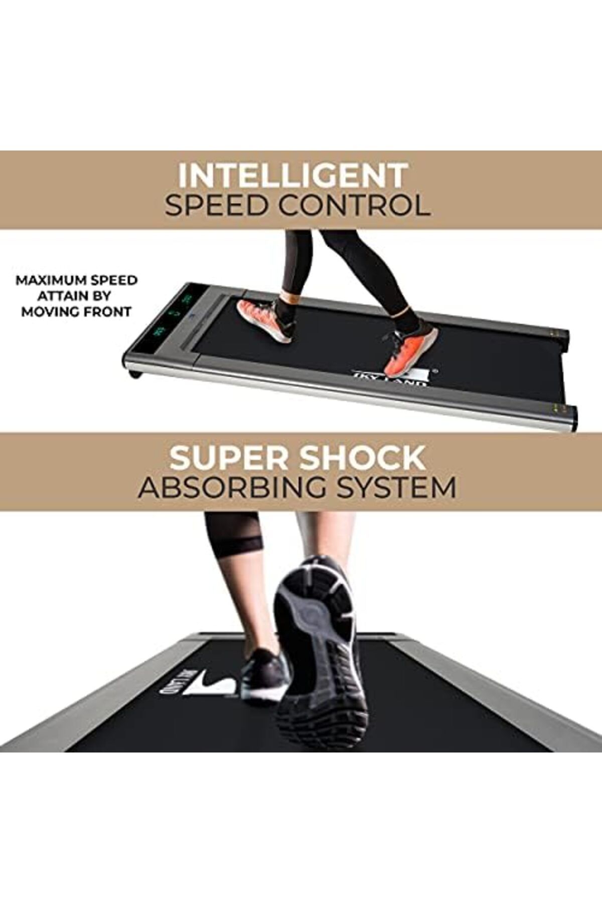 Skyland-Sky Land Treadmill for Fitness with Hydraulic Lock Handle and Smart Display System - EM-1200-G 6