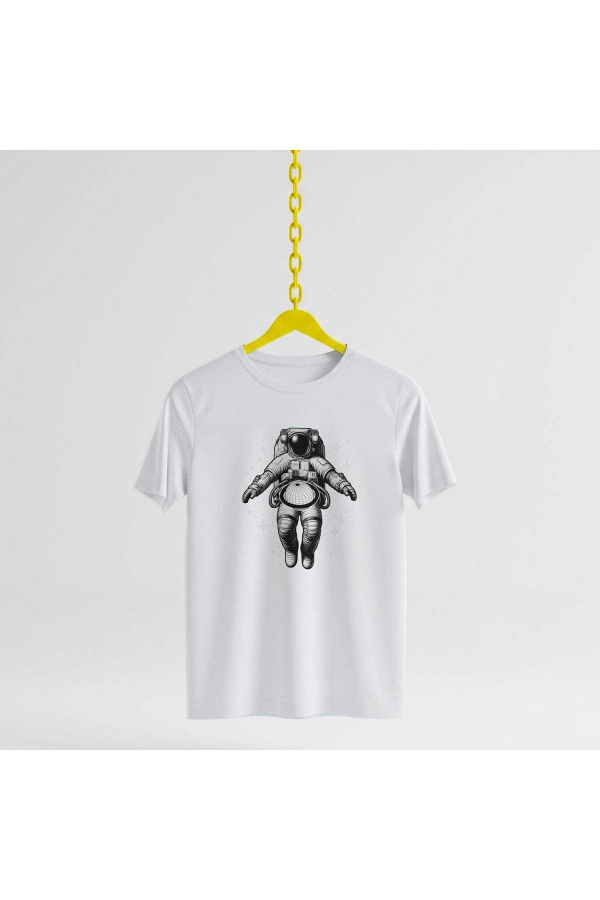 NHILL Astronot design Premium Kalite %100 Pamuklu T-shirt