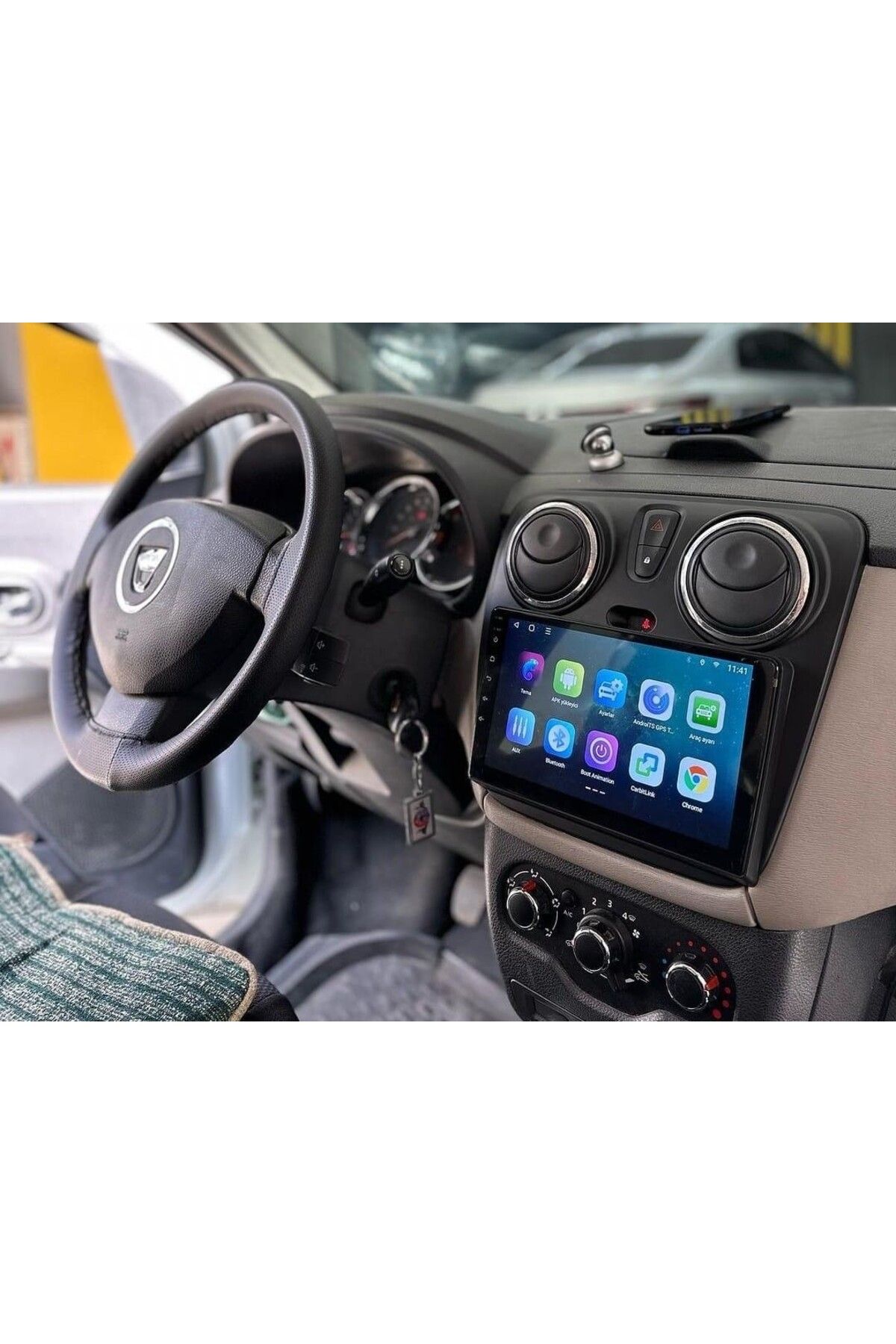 Navigold DACIA DOKKER 9" ANDROİD CARPLAY MULTIMEDIA TEYP 8-128