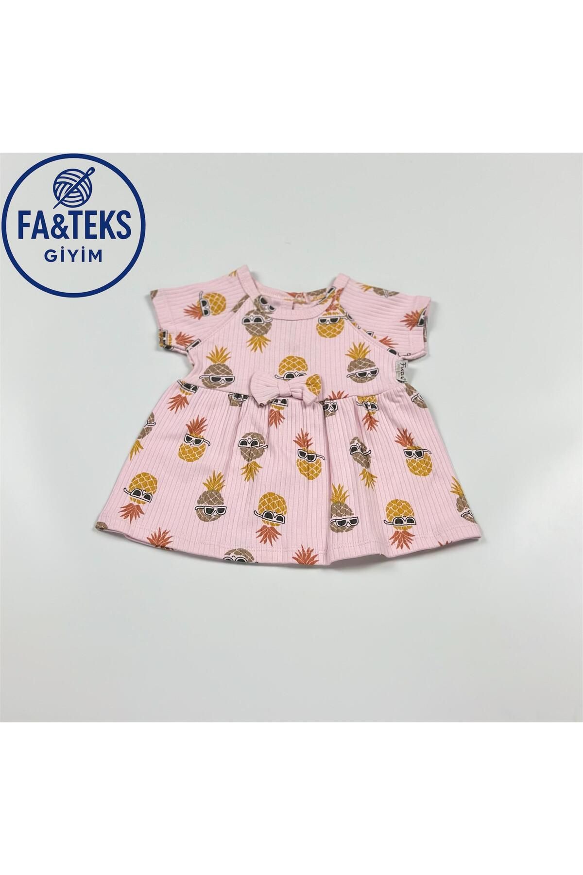 Butik Yenidoğan Kız Bebek Elbisesi