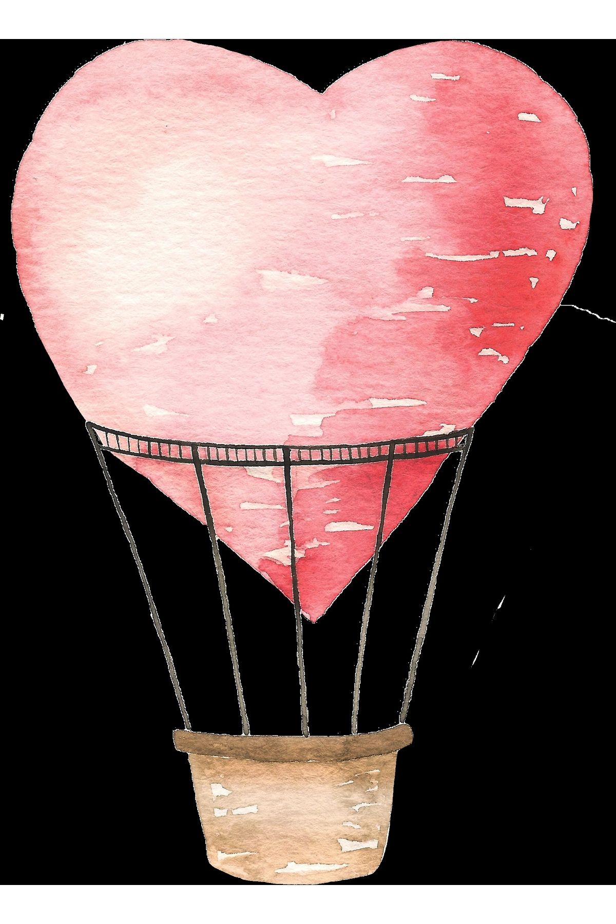Reysa Tasarım Kalp Balon Duvar Stickerı