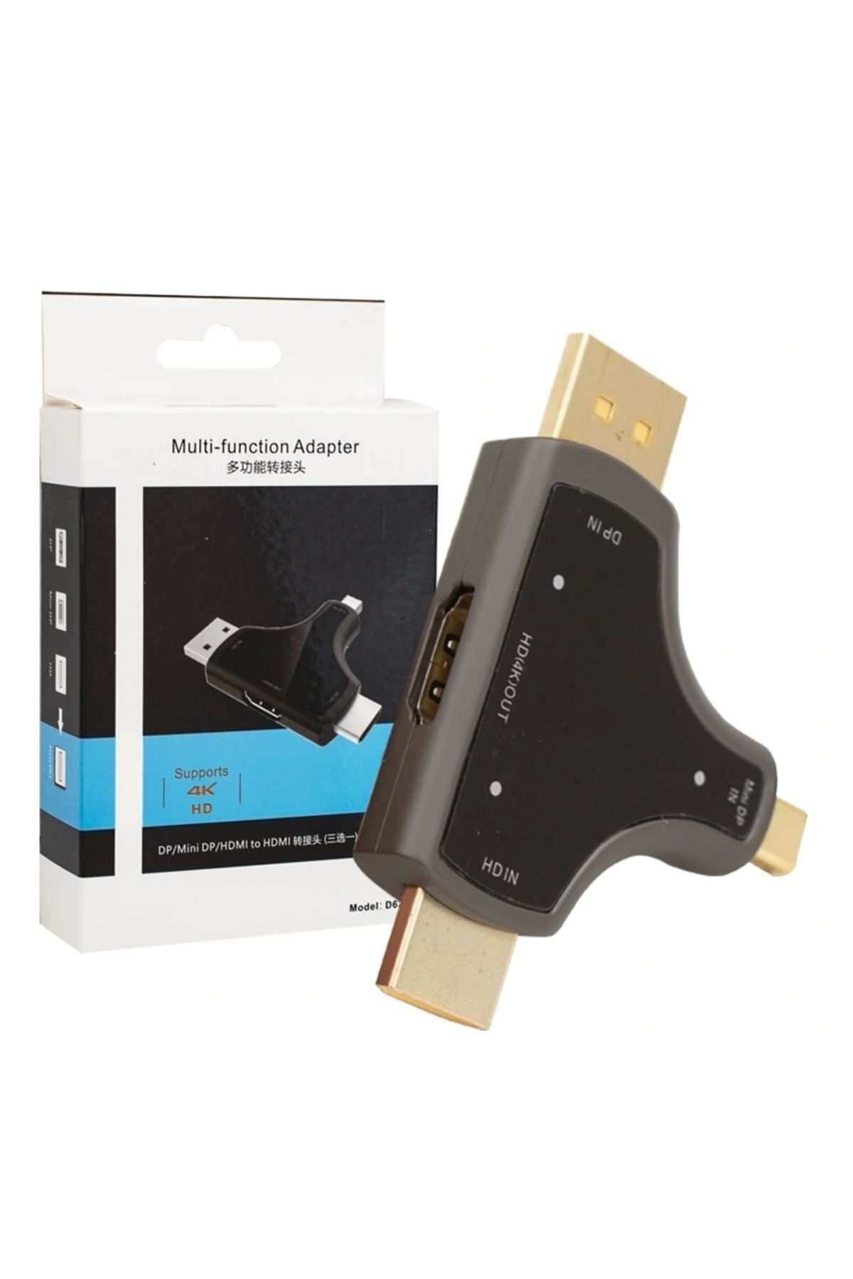 shopwave MINI DP+DP+HDMI TO HDMI 4K ÇEVİRİCİ (5047)