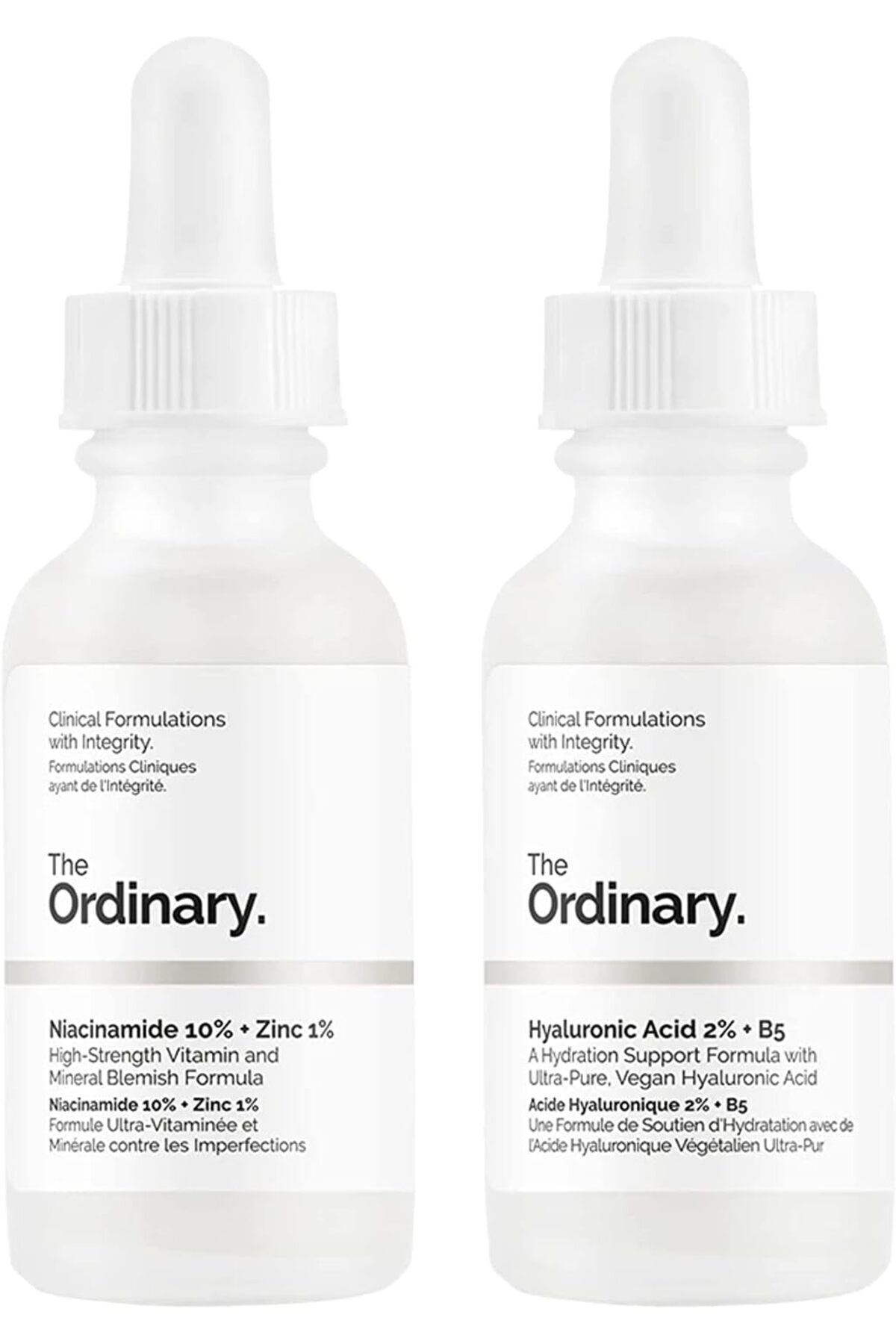 The Ordinary-Hyaluronic Acid with 2% + B5 (30ml) and The Ordinary Niacinamide 10% + Zinc 1% (30ml) B 1