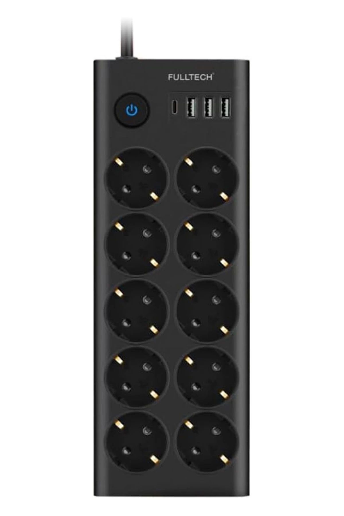 shopwave Ftr14 Type-c Girişli Akım Korumalı 10’lu Priz, 3 Usb
