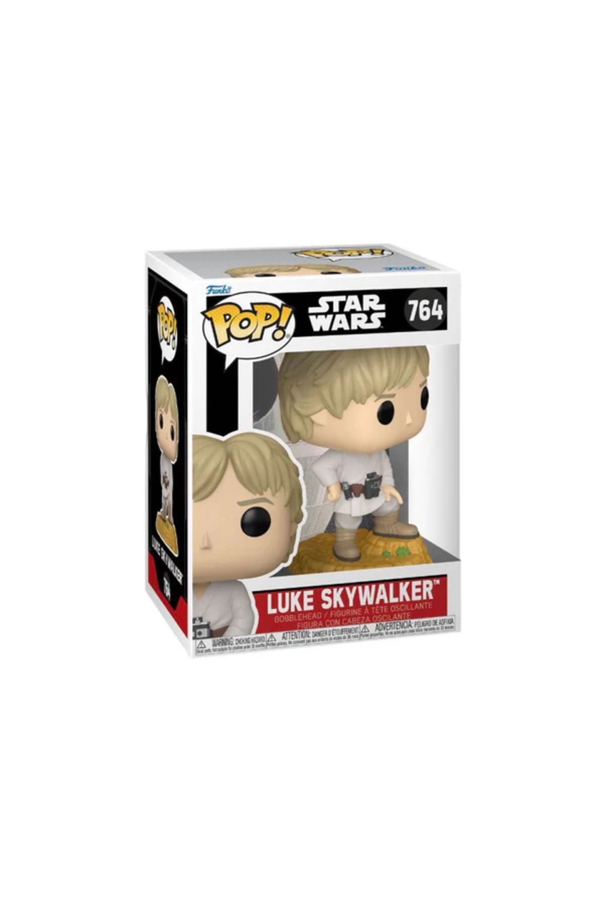 Funko Pop Disney Star Wars Luke Skywalker No:764 Booble Head