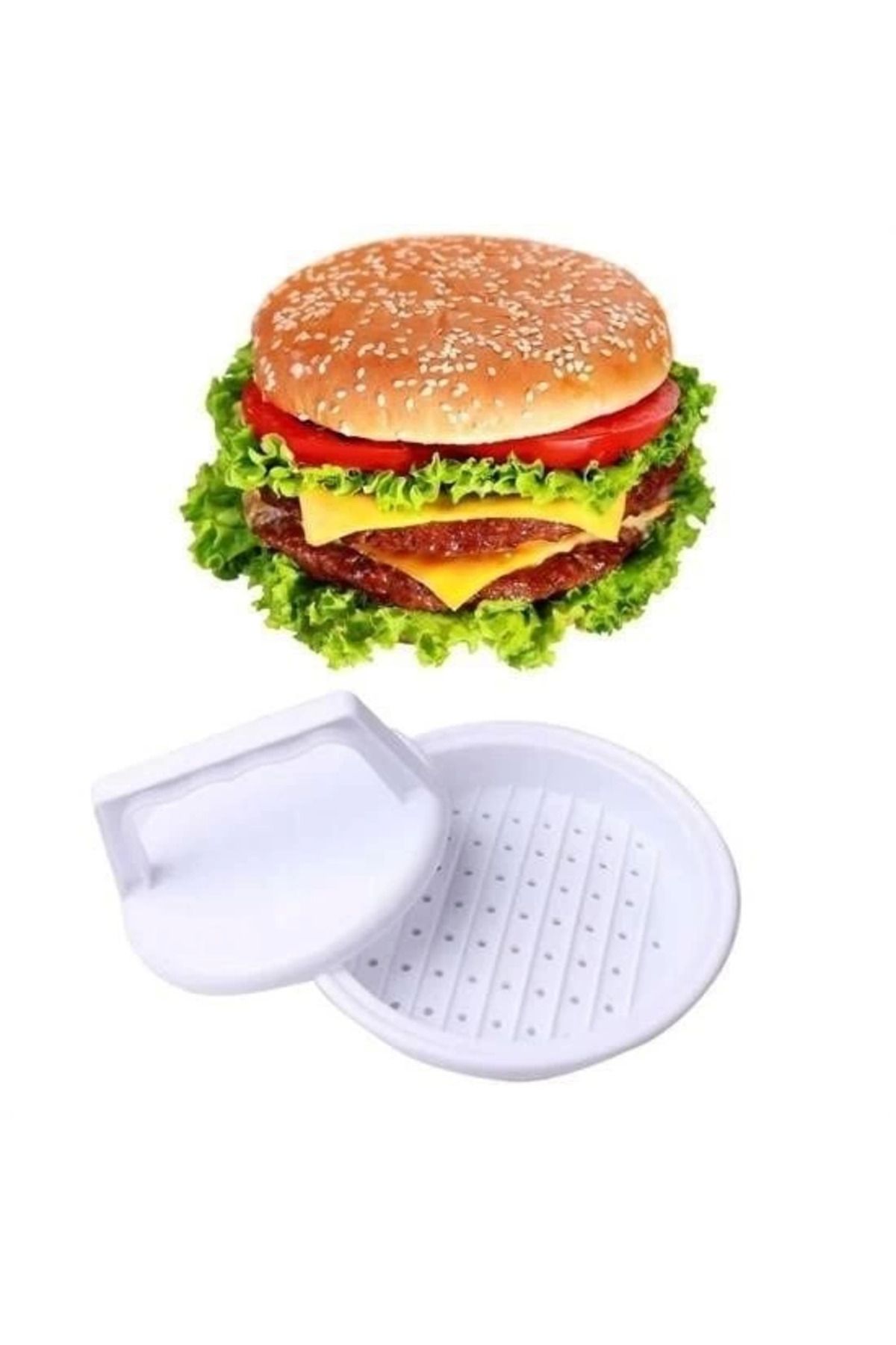 Modafiks Hamburger Ve Köfte Şekillendirici Köfte Kalıbı Pratik Burger Pres Aparatı