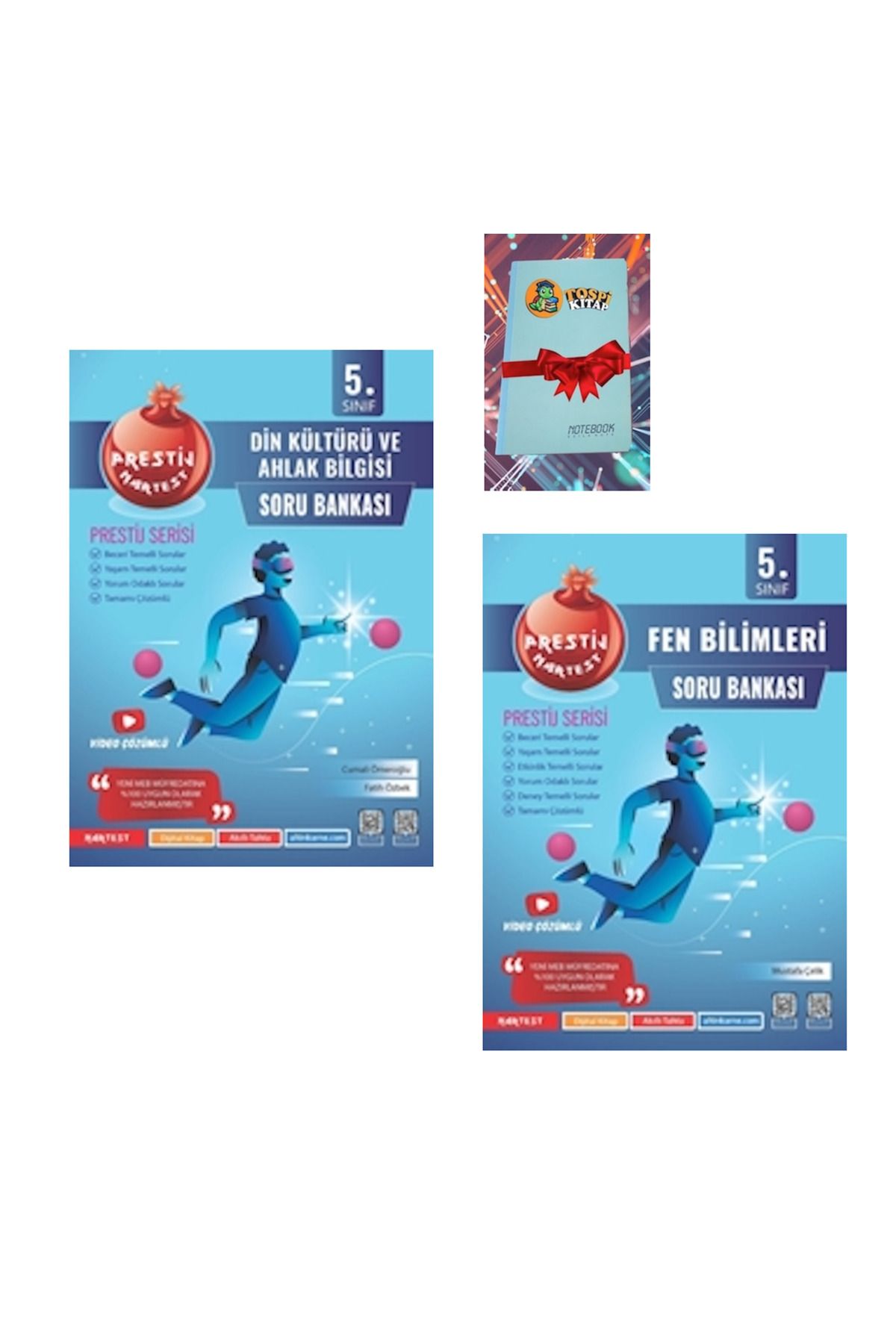 Nartest Yayınları 5. Sınıf Prestij DİN KÜLTÜRÜ + FEN BİLİMLERİ Soru Bankası ( NOT DEFTERİ HEDİYE)