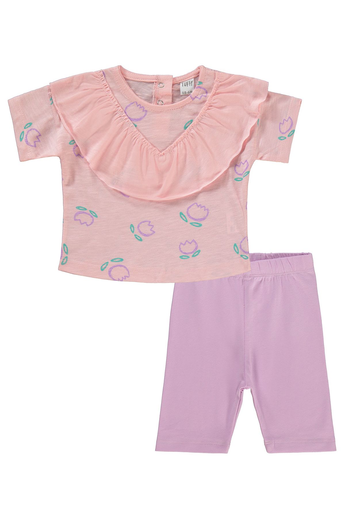 Tuffy Kız Bebek Takım 6-18 Ay Pembe
