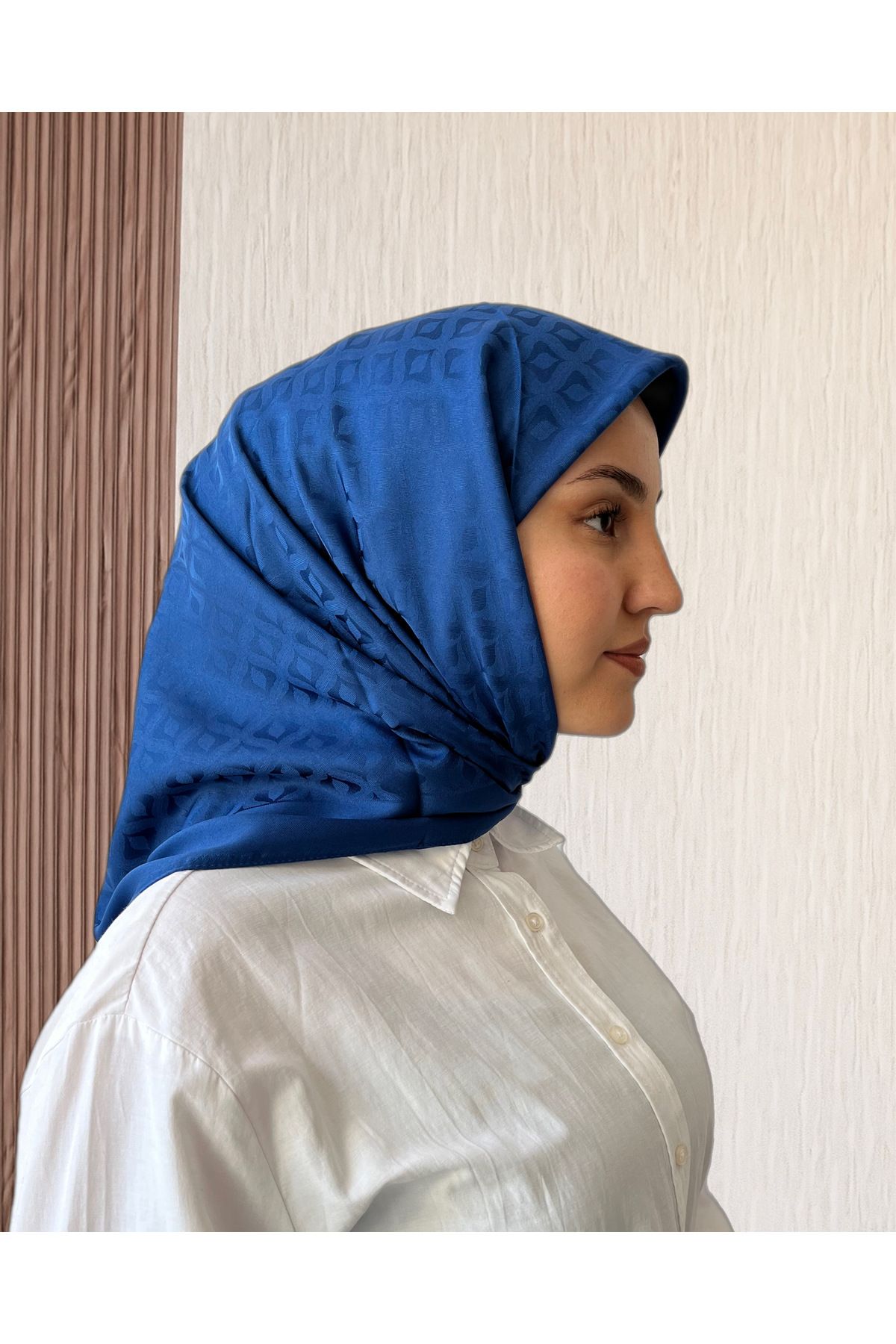 SarQa Scarft Damla Desen Jakar Eşarp