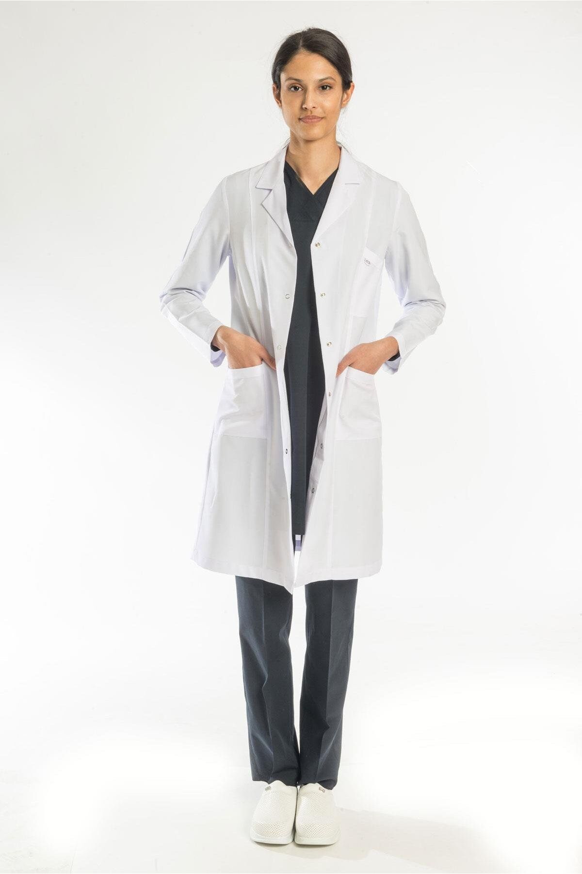 ASFORMA Doktor Önlüğü-Klasik Yaka Uzun Boy