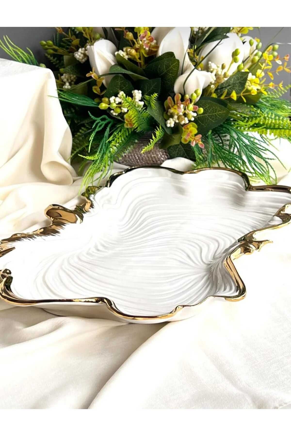ROY KING Royking Albero Dikdörtgen Sunum Tabak 39x27cm
