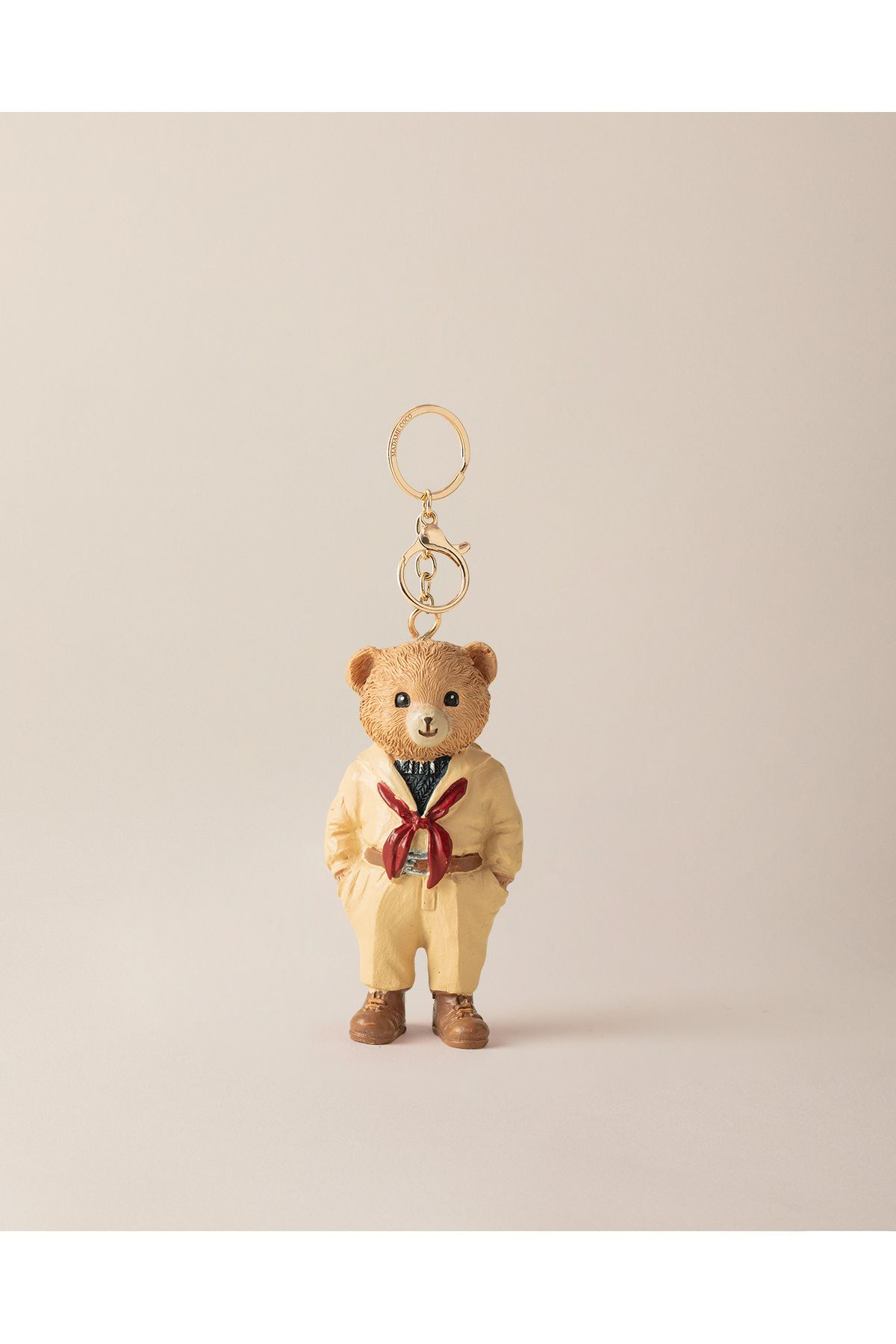 Madame Coco Cookie Bear Anahtarlık - Krem
