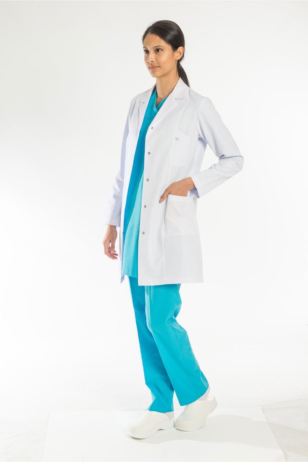 ASFORMA Doktor Önlüğü-Klasik Yaka Orta Boy