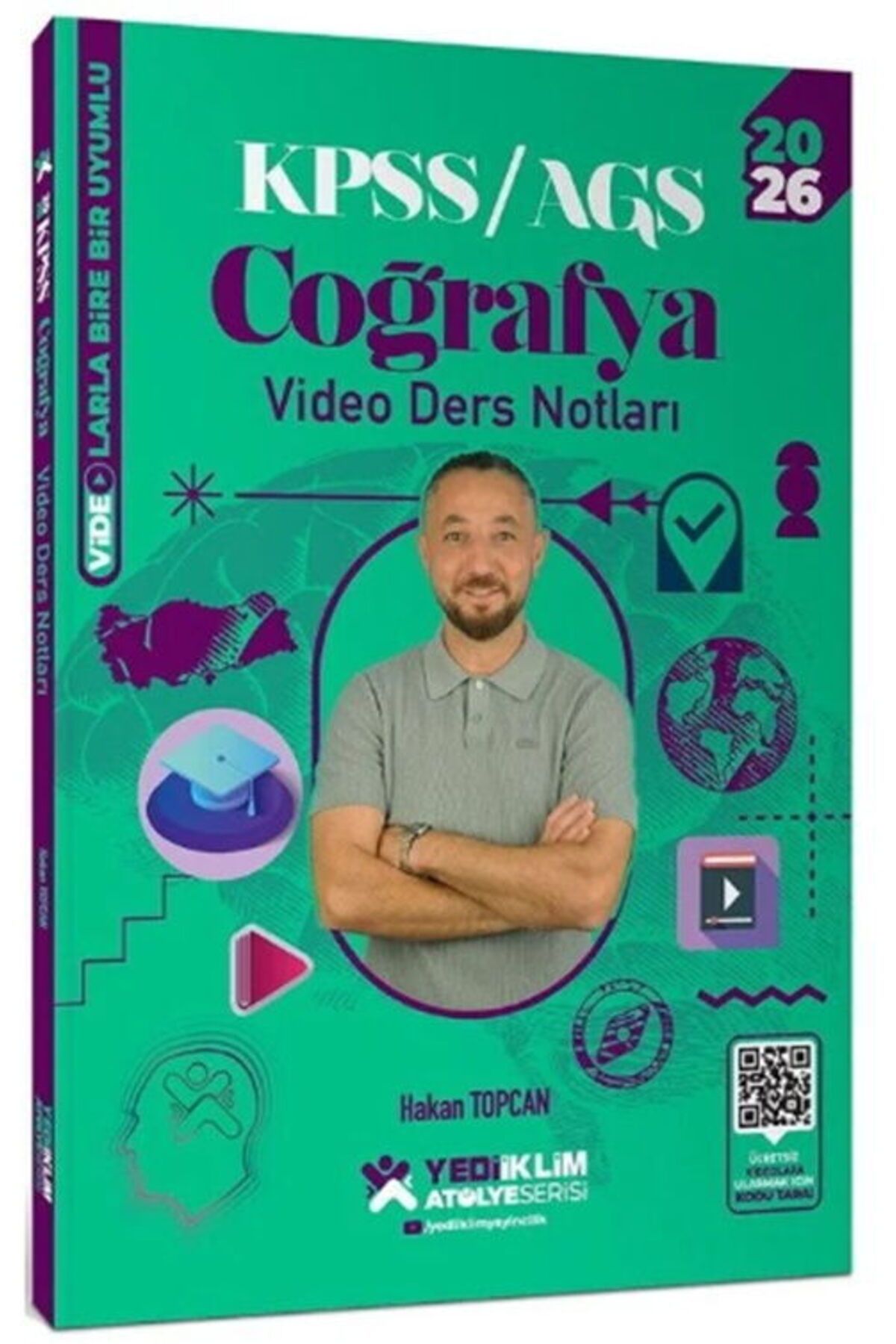 Yediiklim Yayınları Yediiklim Yayınları 2026 KPSS Coğrafya Atölye Video Ders Notları