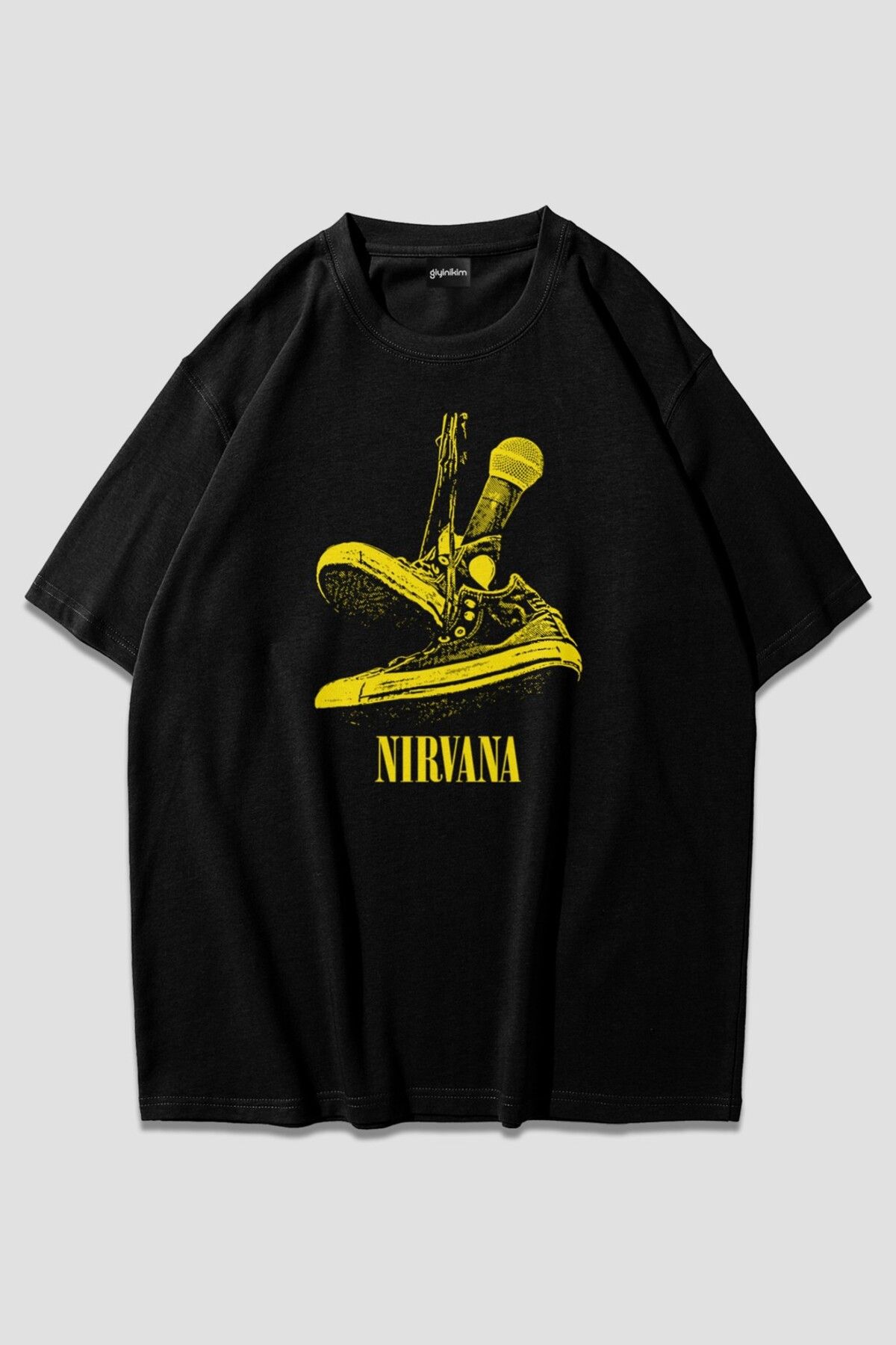 giyinikim Nirvana Sneaker Oversize Unisex T-Shirt
