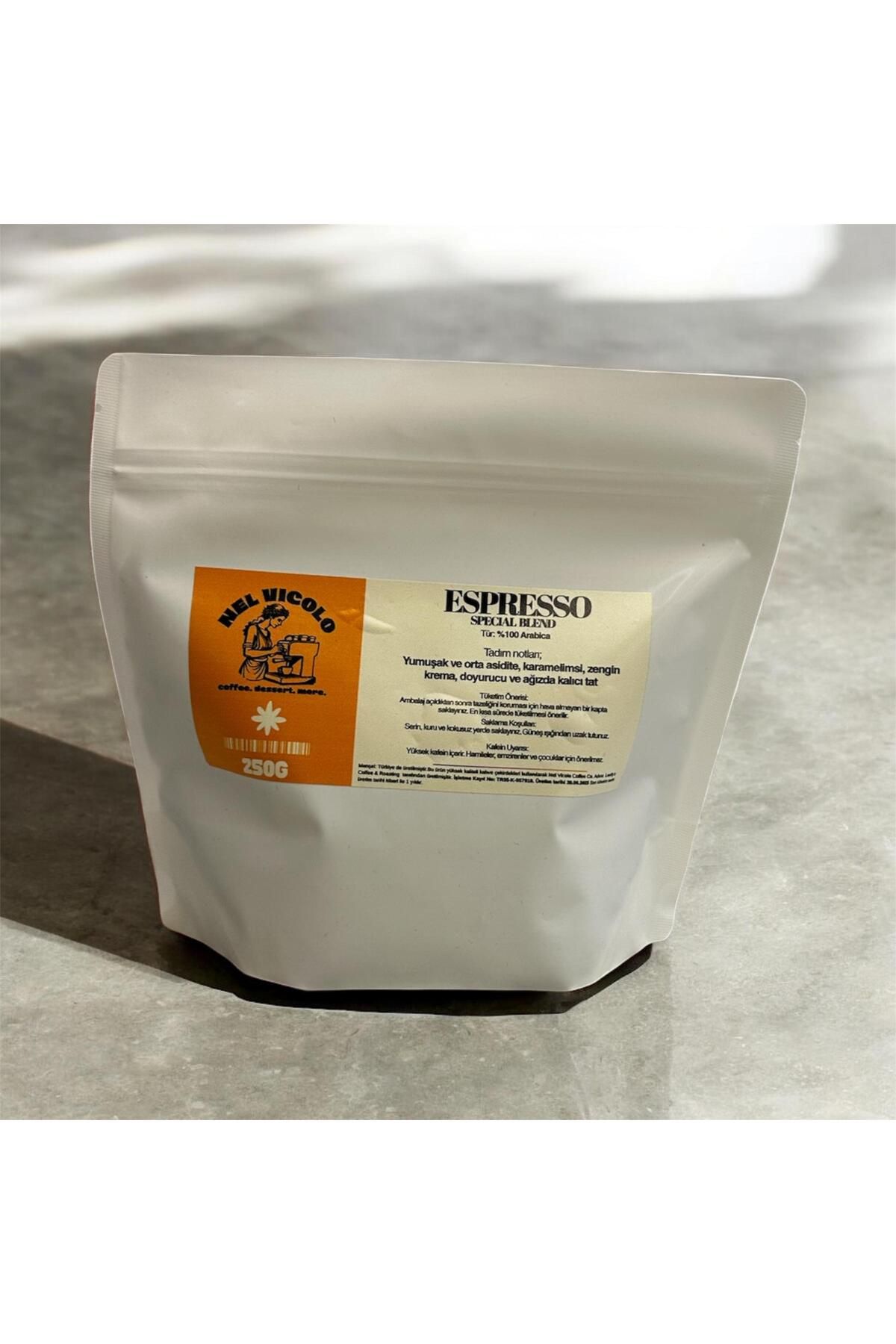 Nel Vicolo Coffee Co Espresso Kahve - Espresso Coffee (Öğütülmüş) 250 gr
