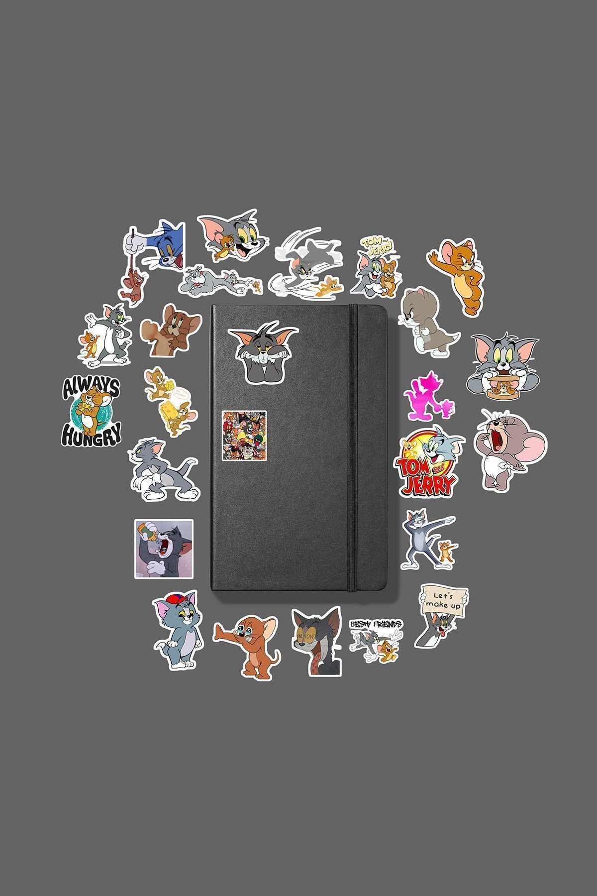 MS Major Selection Tom And Jerry sticker paketi /bullet journal defter çıkartma ajanda laptop etiket