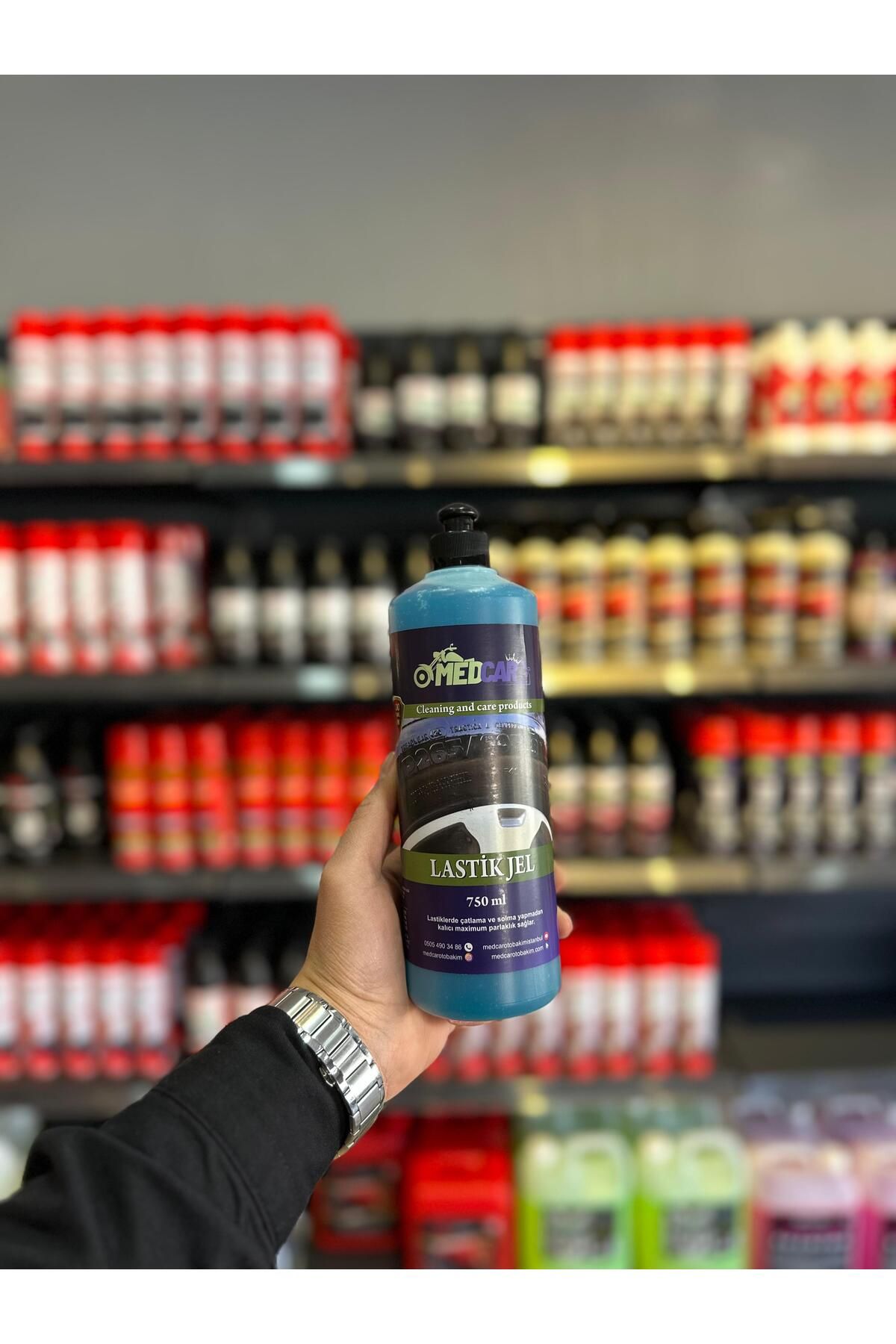 medcar Jel Lastik Parlatıcı 750ml