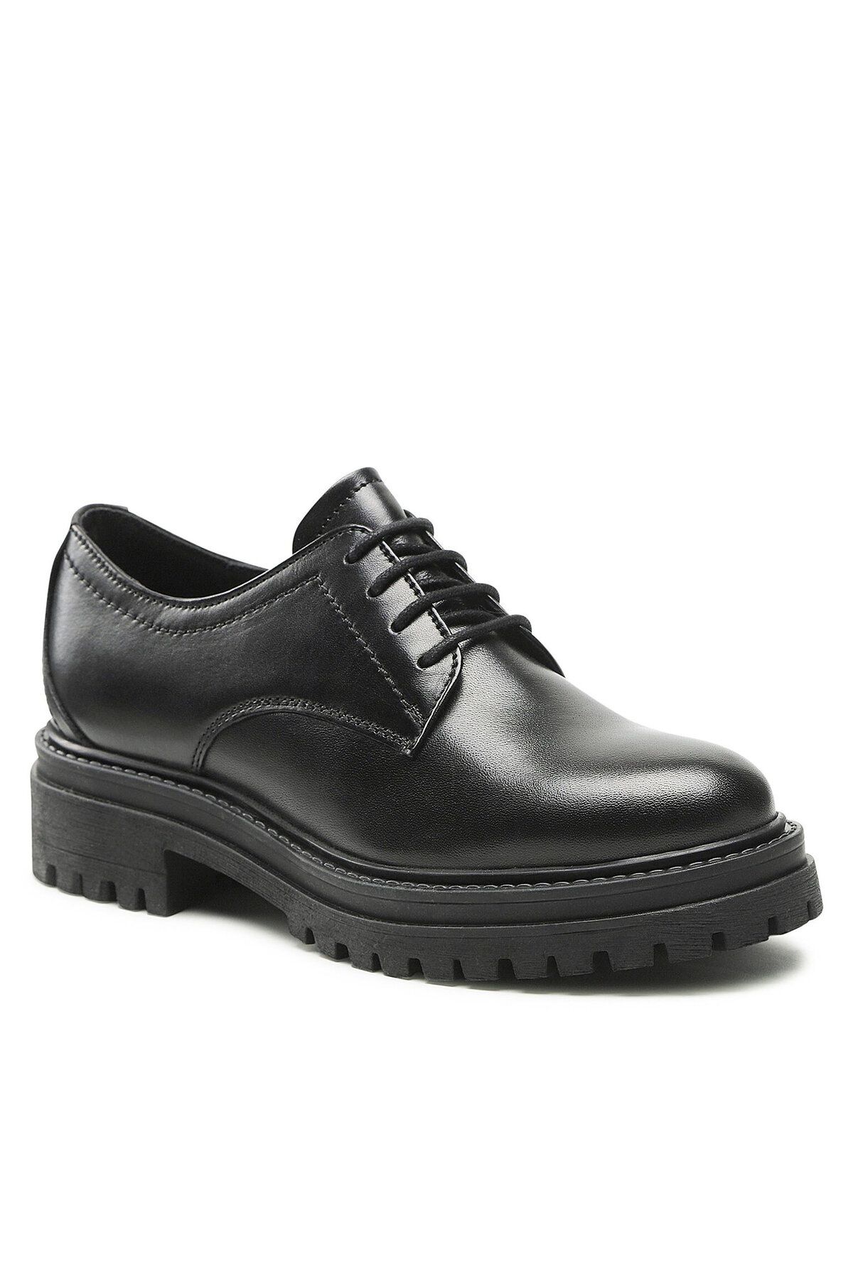 Geox Pantofi Oxford Negri Pentru Femei Geox-d Iridea D26hrm 00043 C9999 Femeie - 39