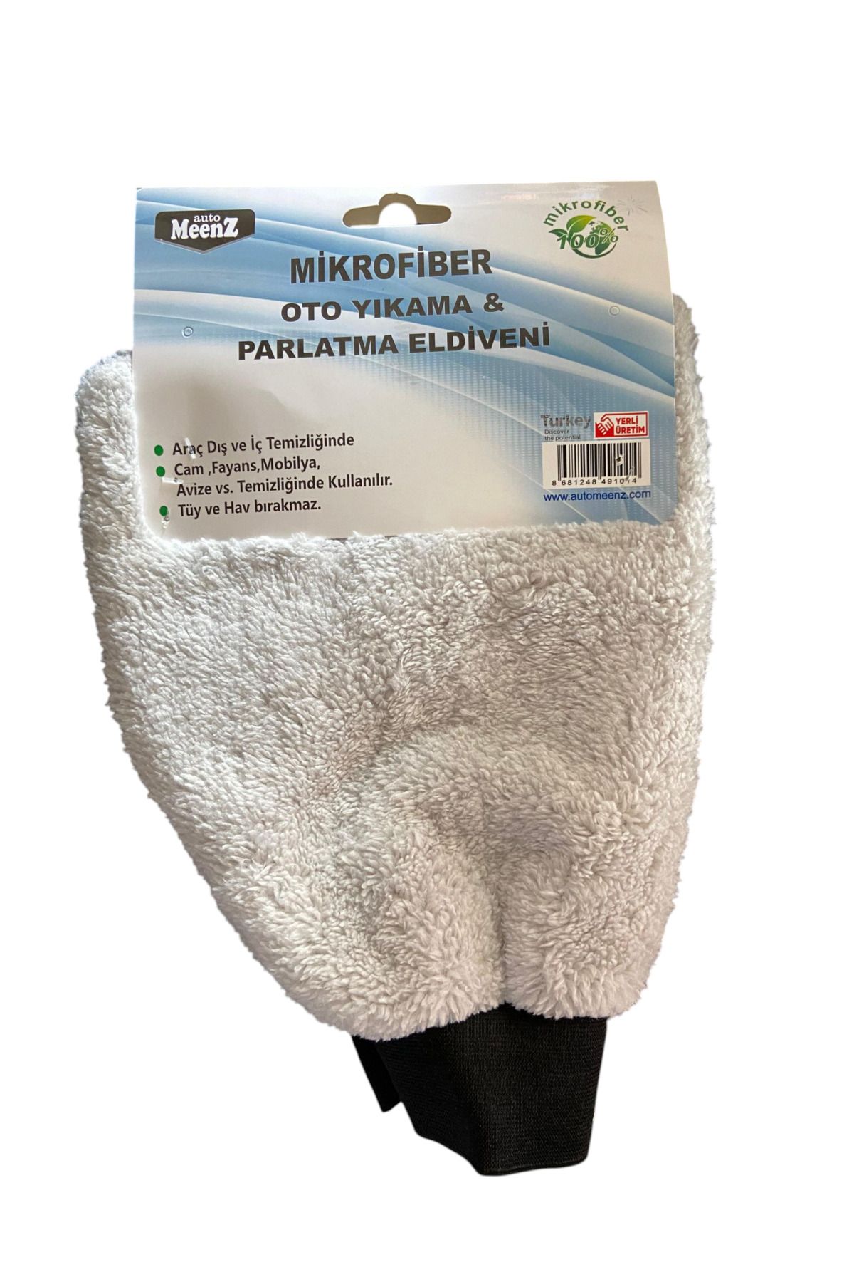 AUTO MEENZ Mikrofiber Oto Yıkama & Parlatma Eldiveni