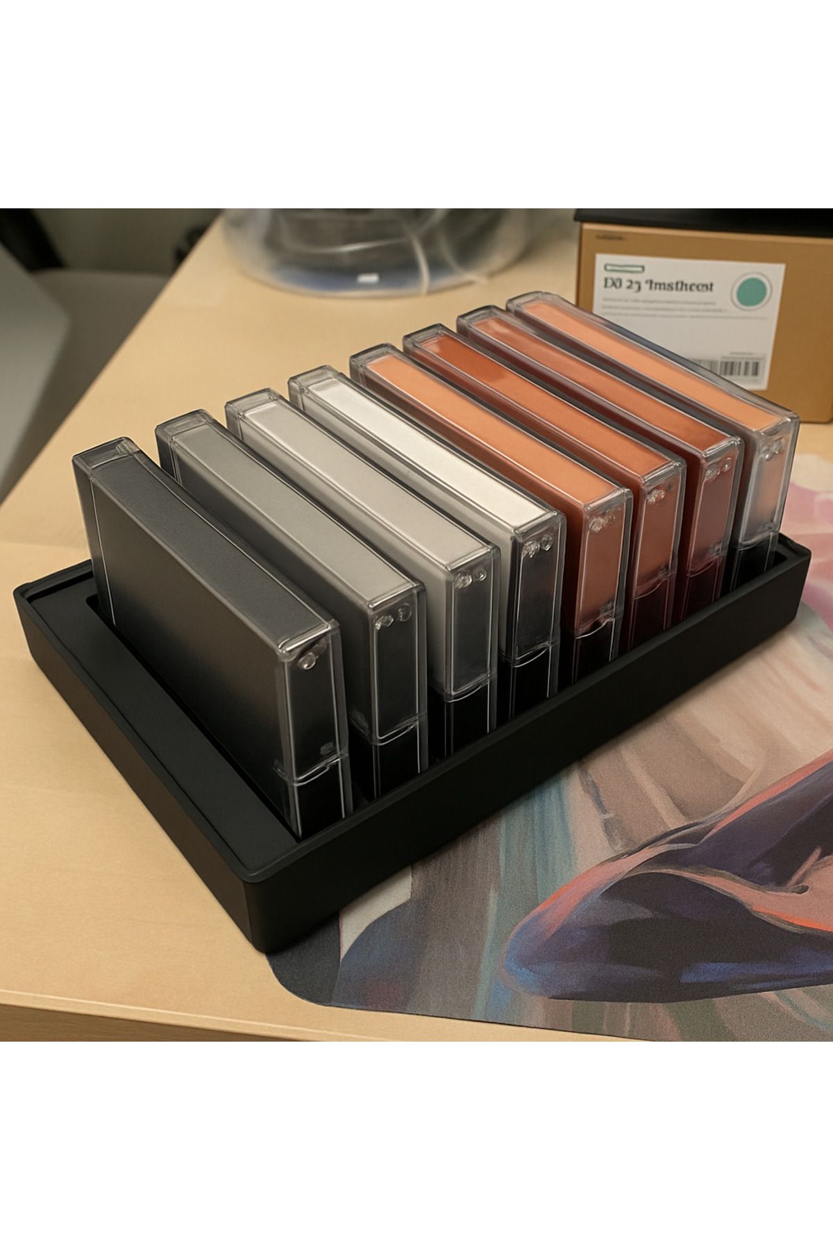 Bofen Kaset rafı-kaset düzenleyici-kaset organizer-kasetlik