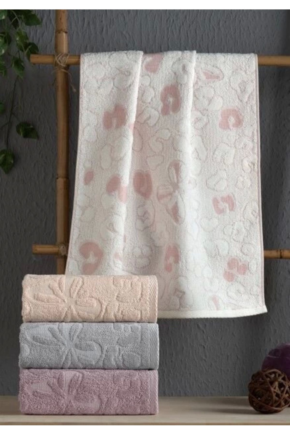 Vemora Altınbaşak Bambu 4´lü 50x90 El Havlusu Aron V1
