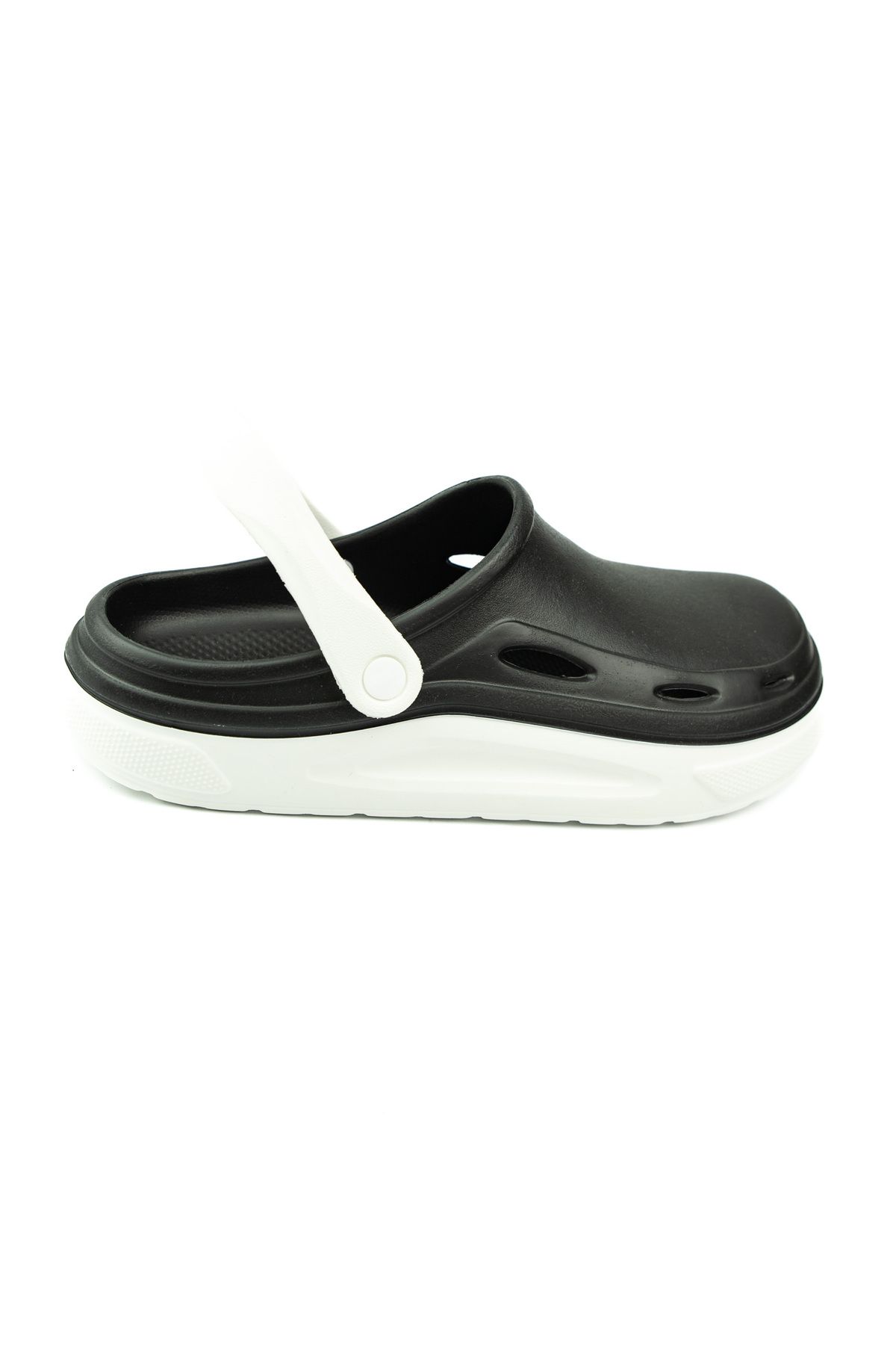 BABALİ-500 Feelup Black Eva Men's Slippers with Father 2
