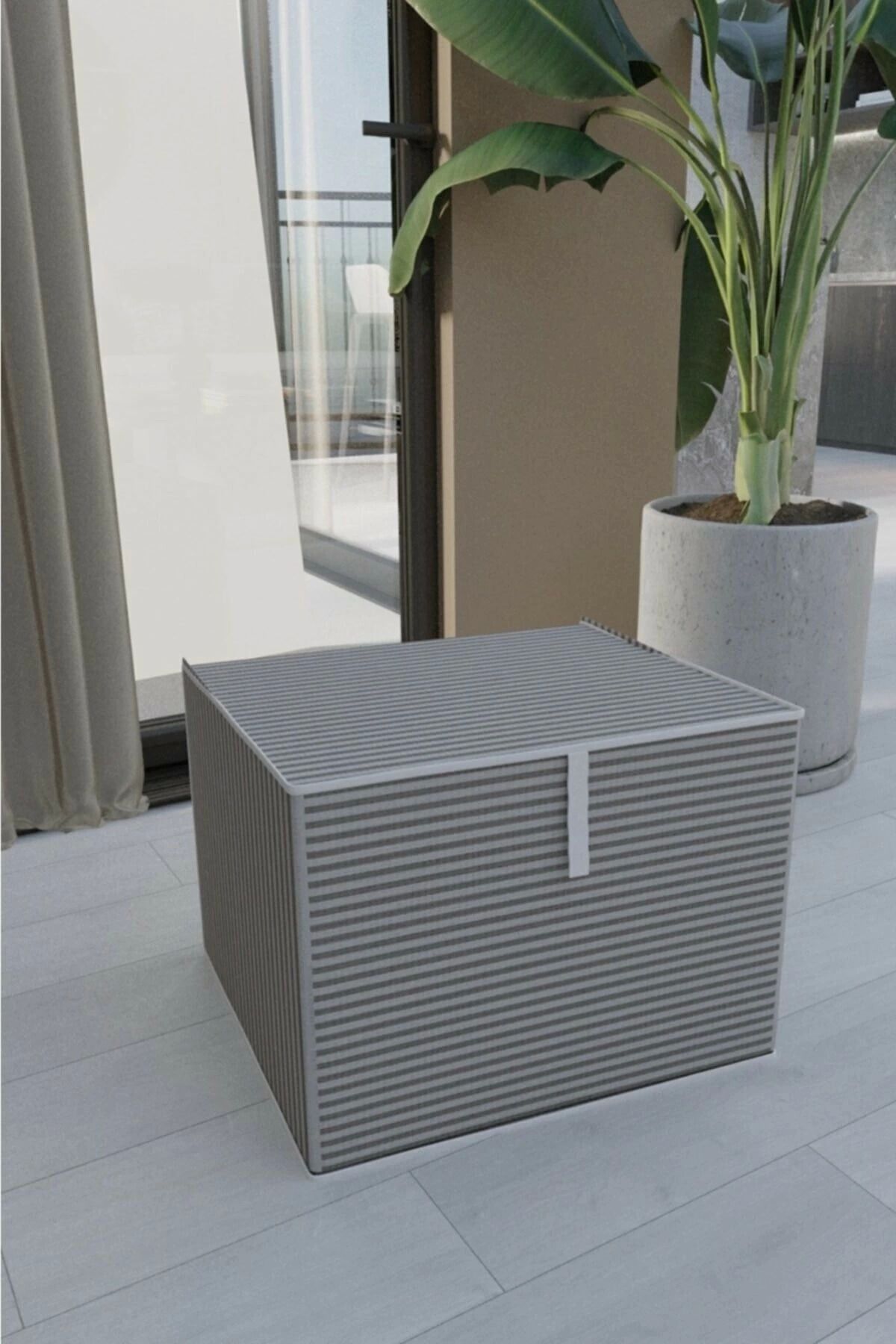 Vemora Çok Amaçlı Düzenleyici Kutu Organizer Cırt Cırtlı Hurç Maxi Boy 30cm X 40cm X 50cm (5 Adet) 7644