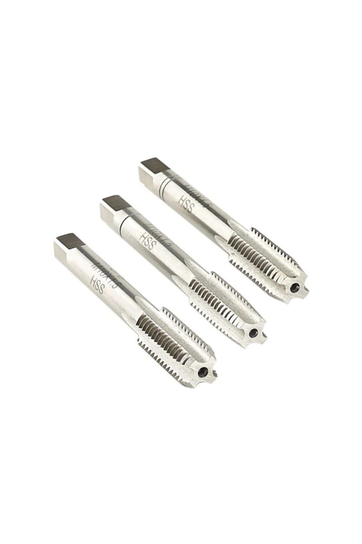 teknotrust 3’lü HSS El Takım Kılavuzu, 1" X 8 Unc Dın 3511 Uyumlu Set