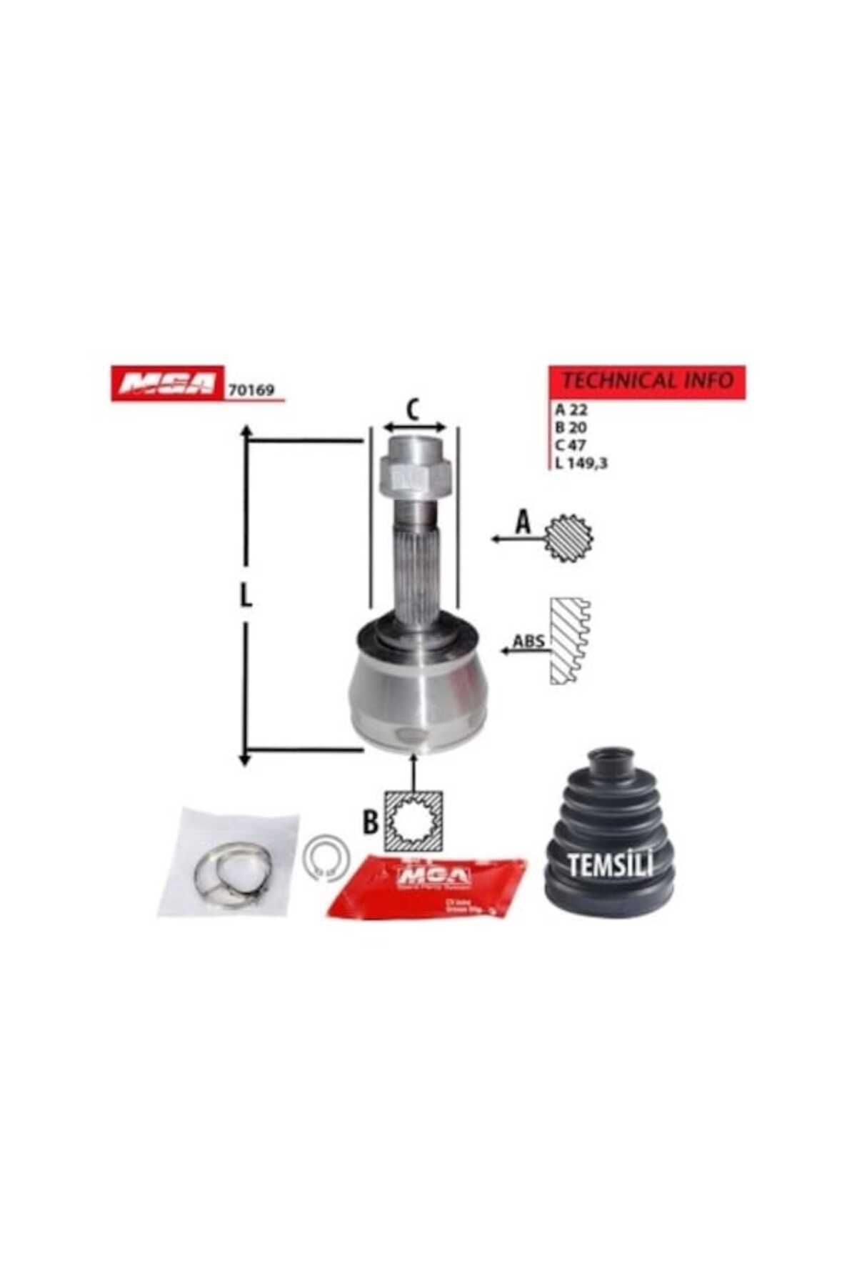 OTOFAST AKS KAFASI DIŞ PALIO ALBEA 1.2 8V MGA-70169