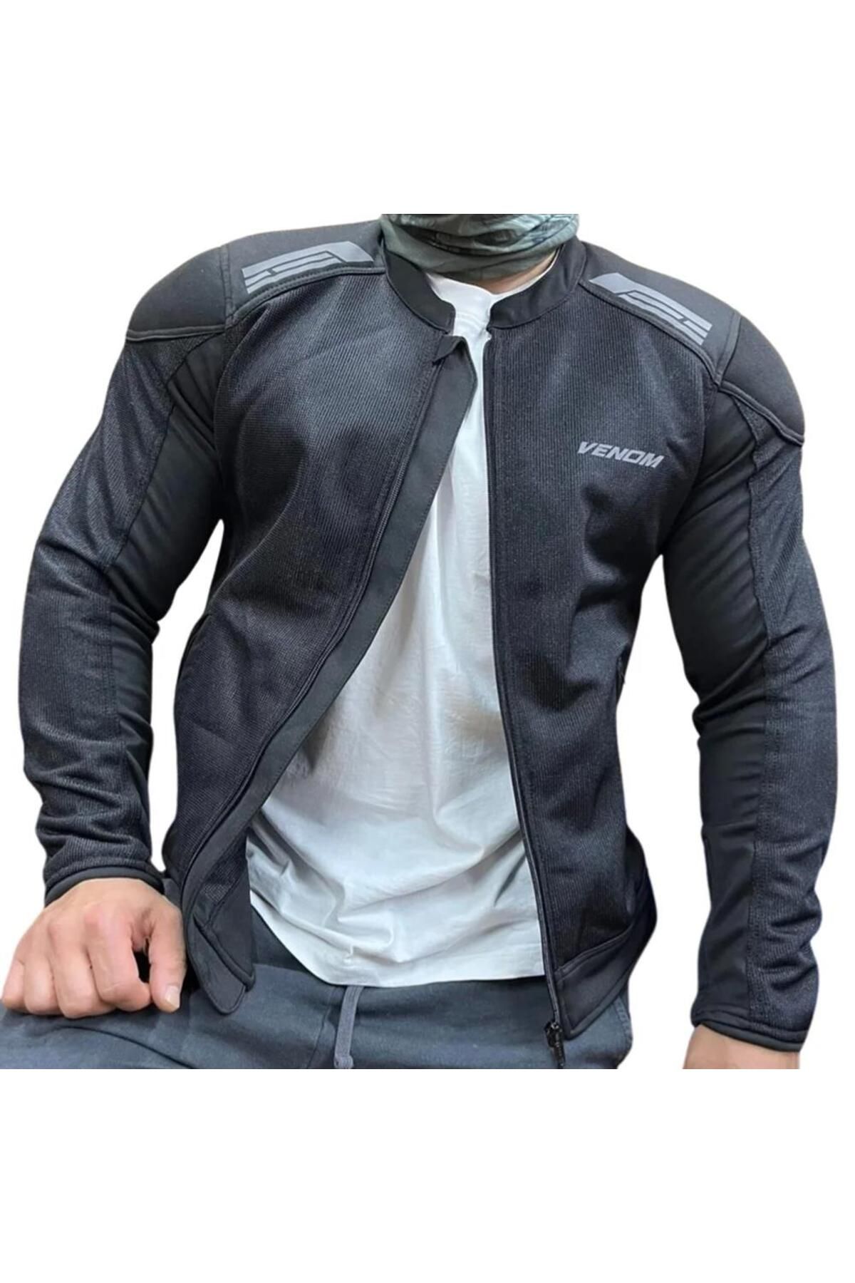 VENOM COMFORT SİYAH YAZLIK MOTOSİKLET MONTU