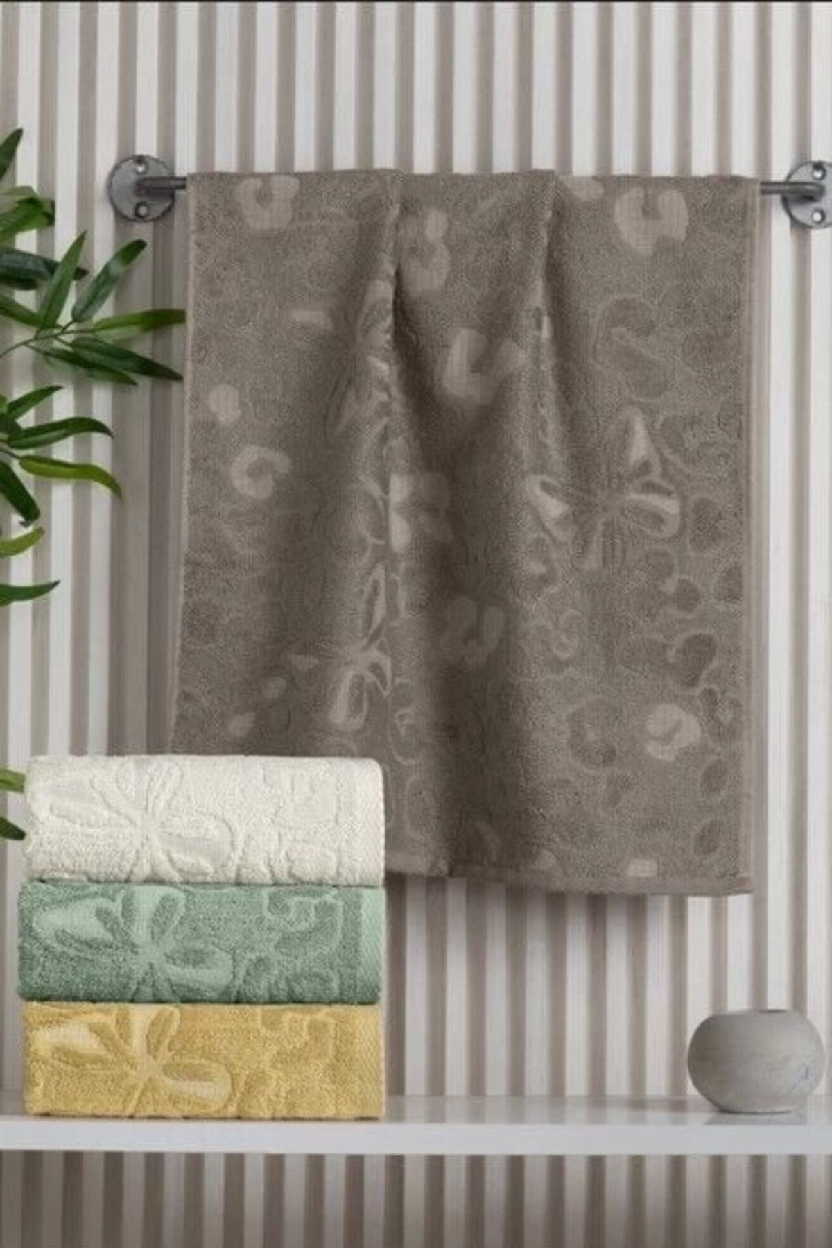 Vemora Altınbaşak Bambu 4´lü 50x90 El Havlusu Aron V2