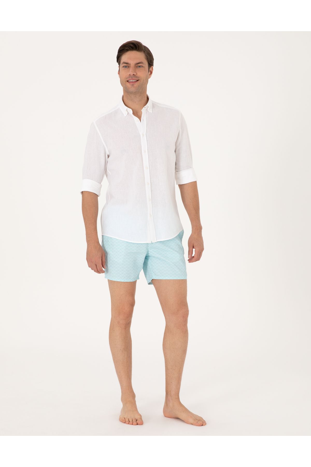 Pierre Cardin Su Yeşili Deniz Şortu 50307956-VR083
