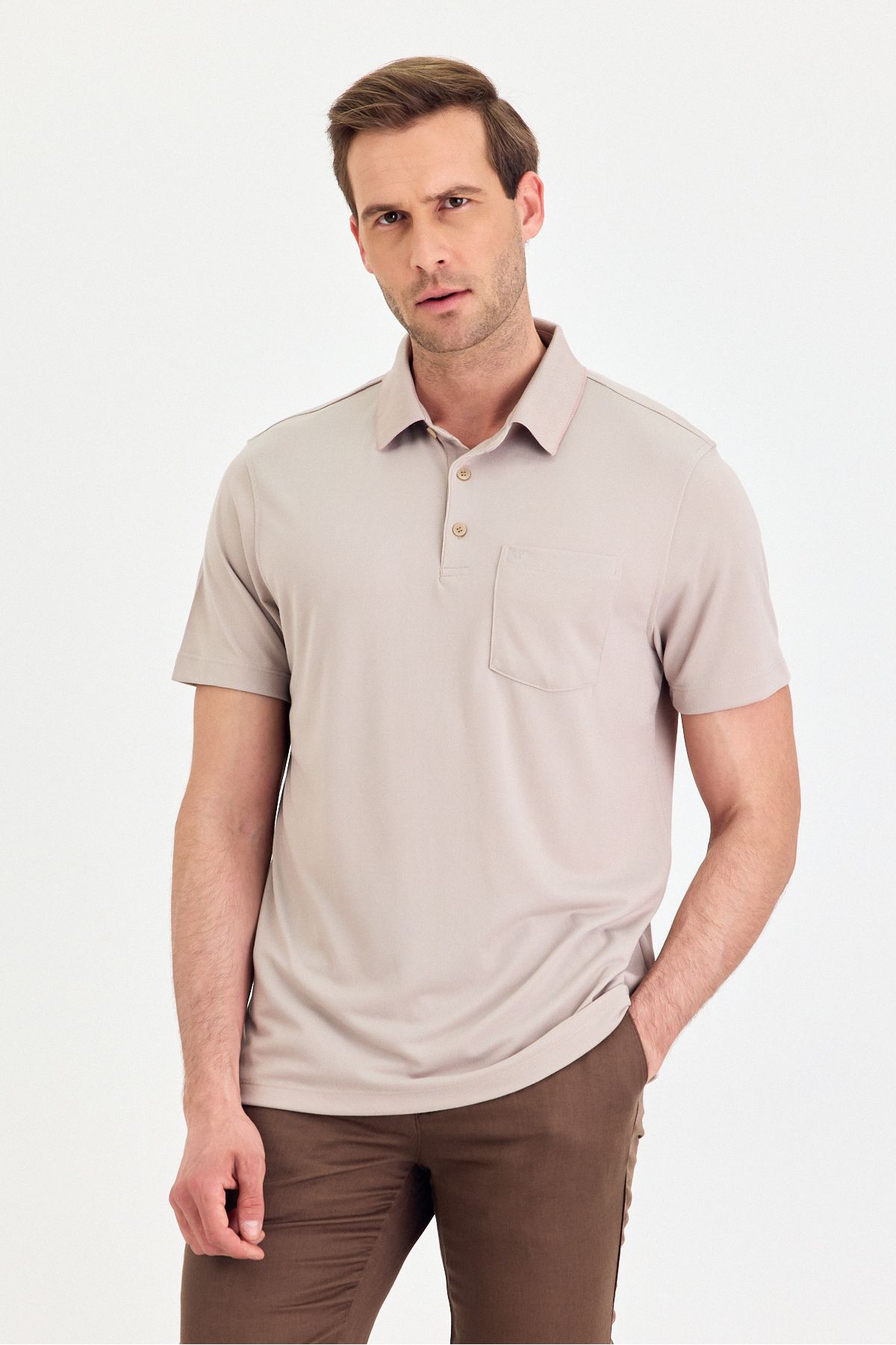 Wellalux Erkek Cepli Polo Yaka T-shirt