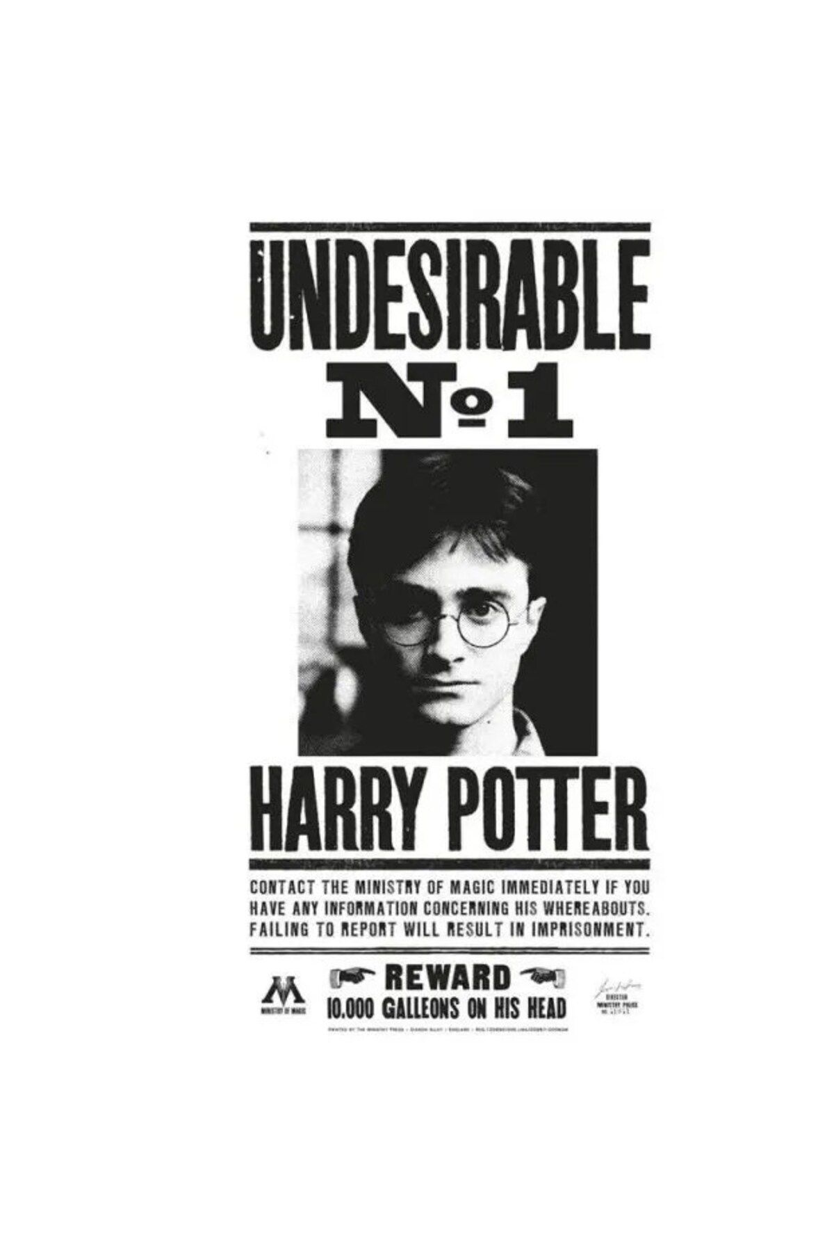 Warner Bross Harry Potter Undesirable No 1 Harry Potter Poster 50x70 cm