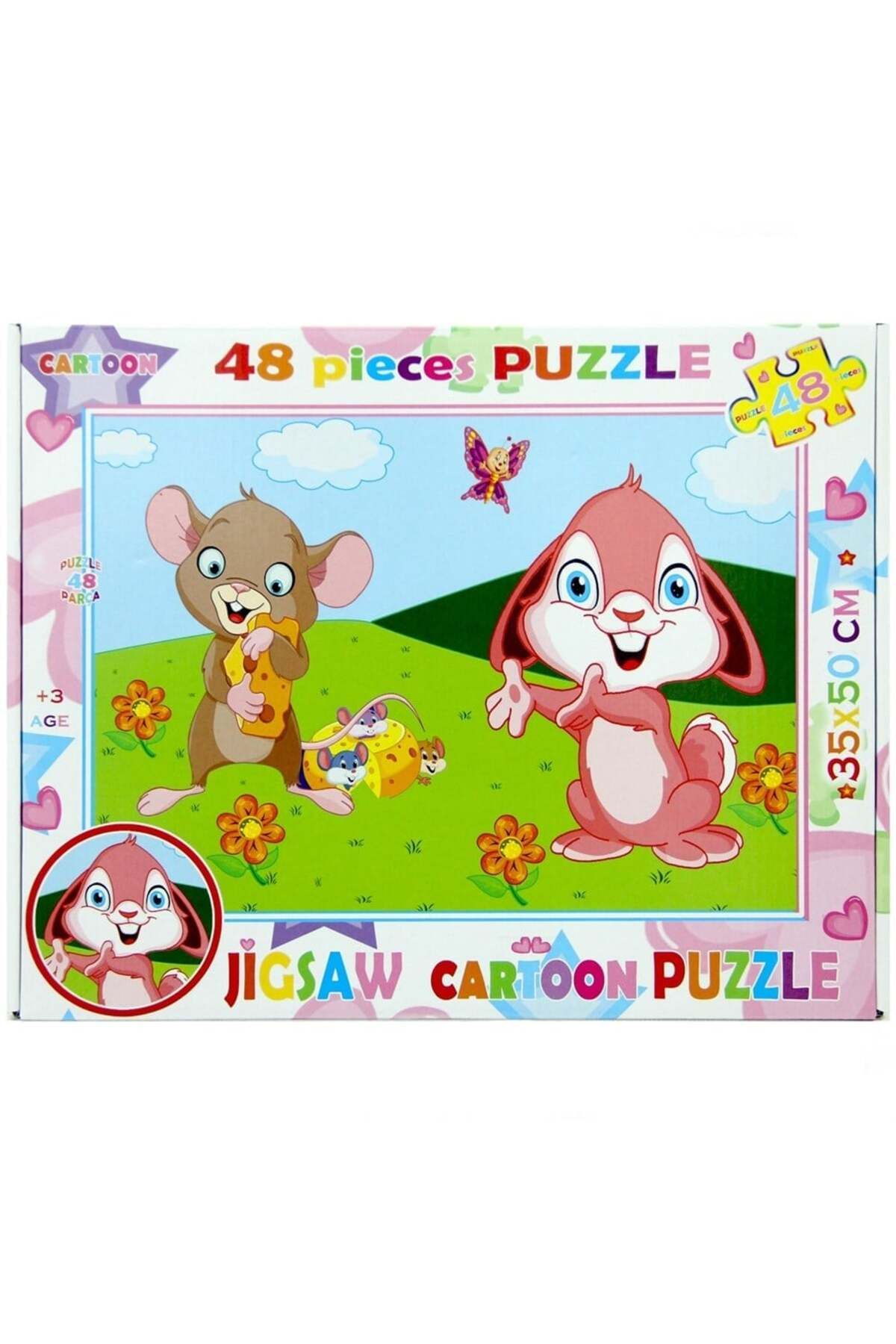 Barker Jigsaw Cartoon Puzzle 48 Prç