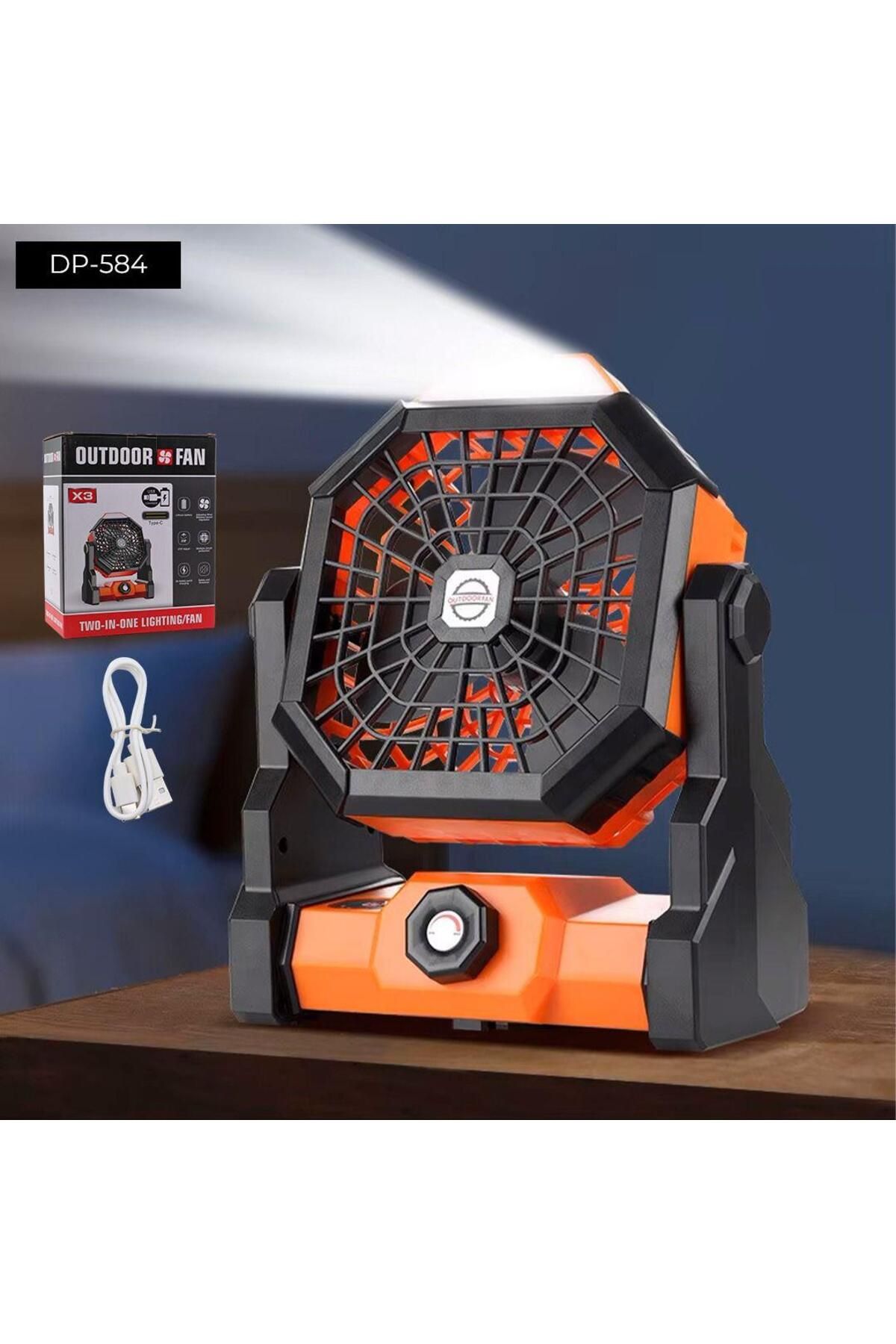 Acousticworld DEMPOWER MİNİ KARE LEDLİ FAN