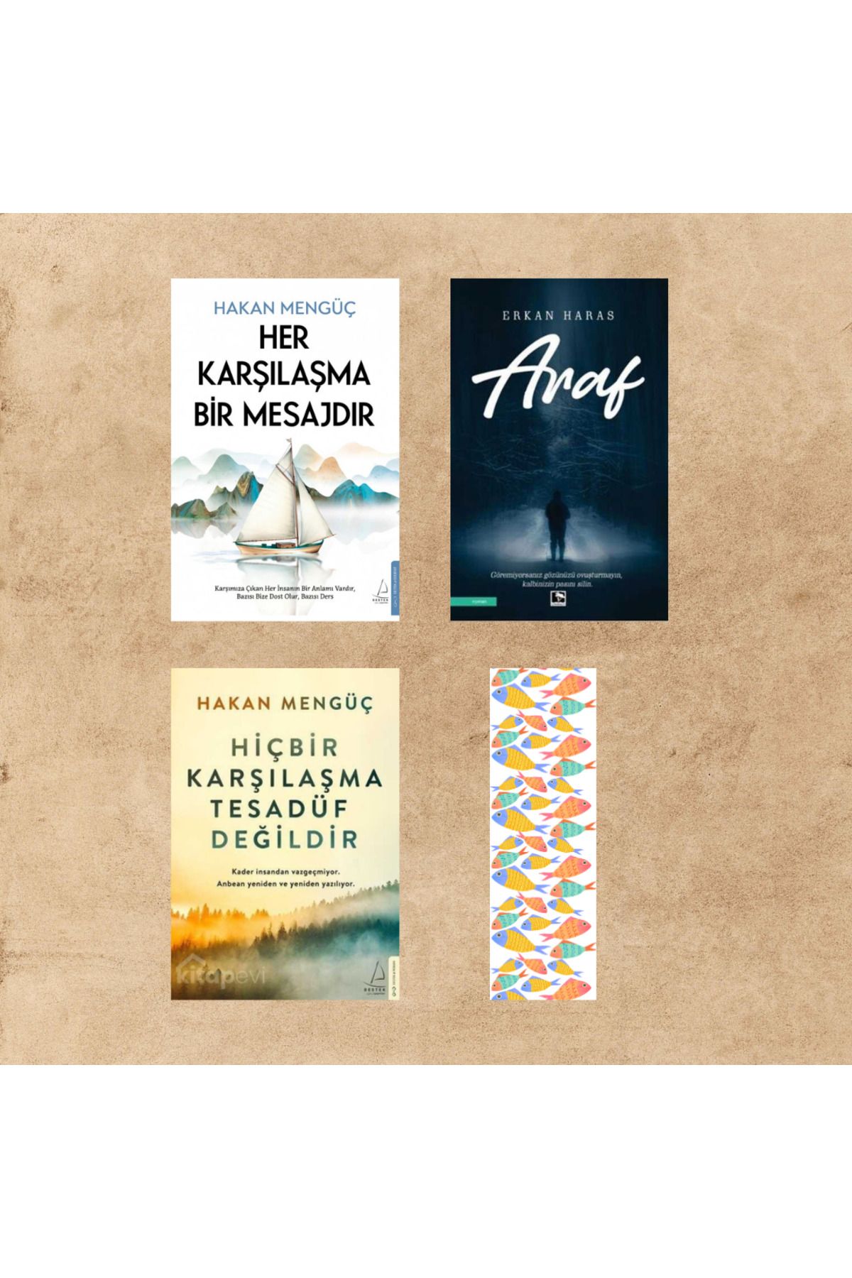 Destek Yayınları 3 Kitap/Araf- Her Karşılaşma Bir Mesajdır - Hiçbir Karşılaşma Tesadüf Değildir