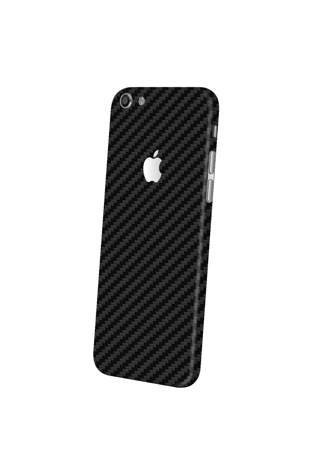 LaCend İphone 6 Plus6s Plus Parlak Karbon Fiber Telefon Kaplaması Arka Sticker-(5775) - LC3271-9056