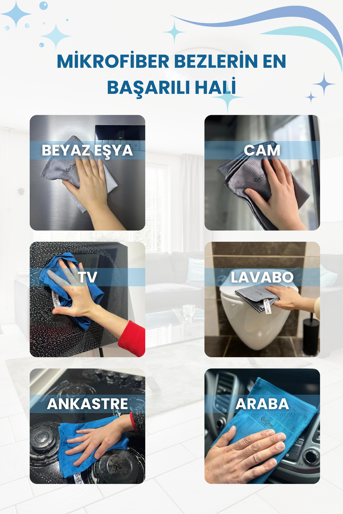 DolphFin-Polyamide Microfiber Cleaning Cloth Sevclean Multi-Purpose Ultra Powerful Cleaning with New Content 3