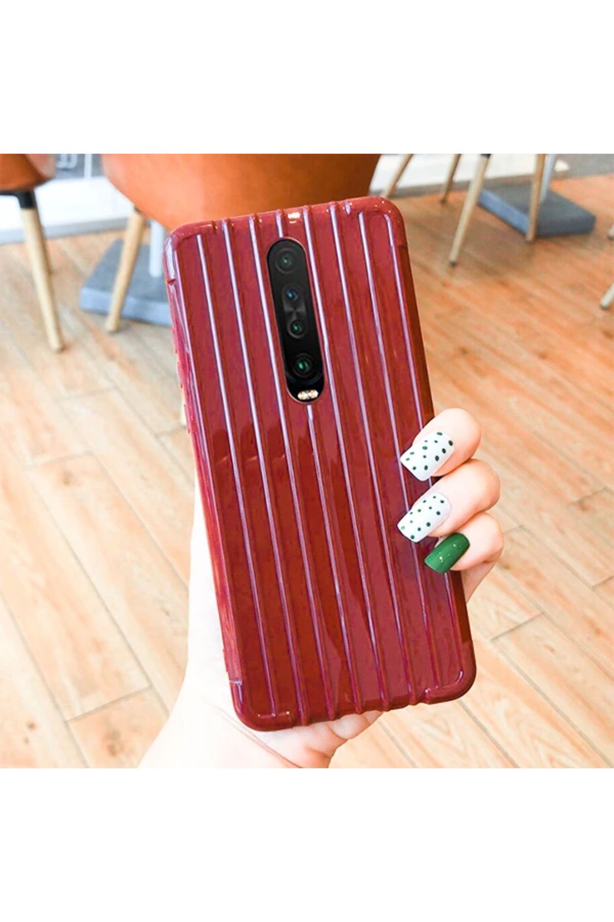 Marsilyan Xiaomi Redmi K30 Trunk Lines ince Soft Silikon Kılıf-(5775) - MCT7211-8900
