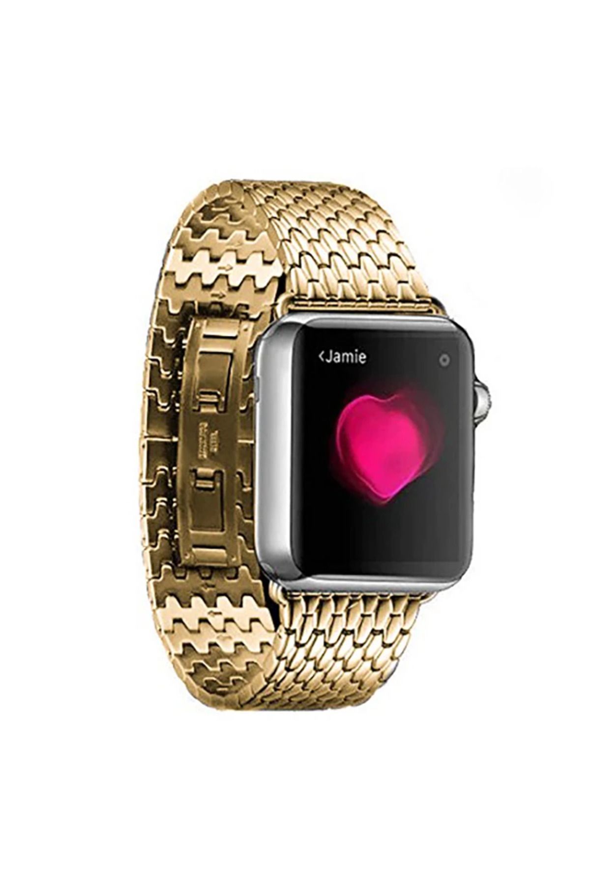 demila Ally Apple Watch 7-8 45mm 6-5-4 44mm Kayış Kordon Dragon Paslanmaz Çelik 3-2-1 42 - MLA2094-1468
