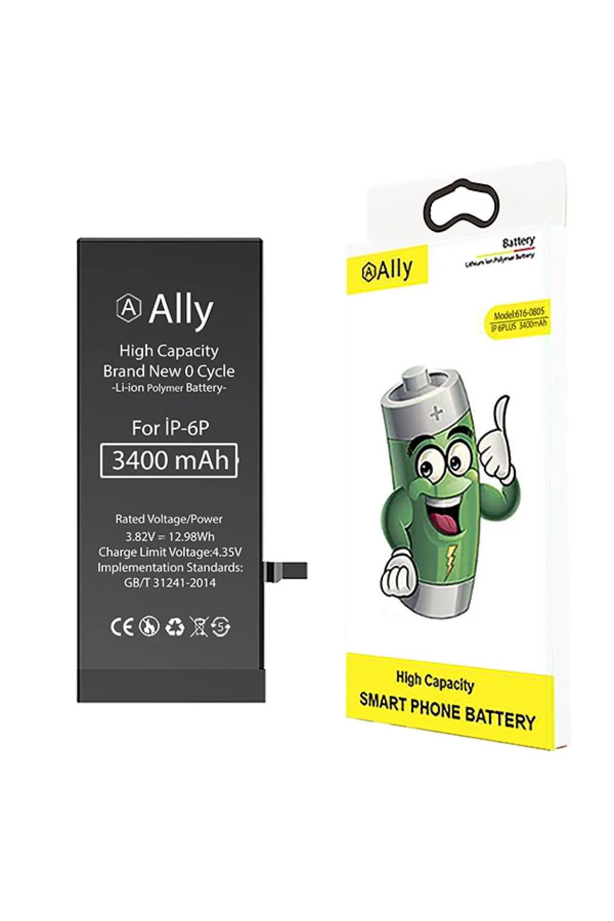 Lokal Marketing ALLY iPhone 6 Plus 3400 Mah Yüksek Kapasiteli Pil Batarya-(5775) - LKM5227-1362