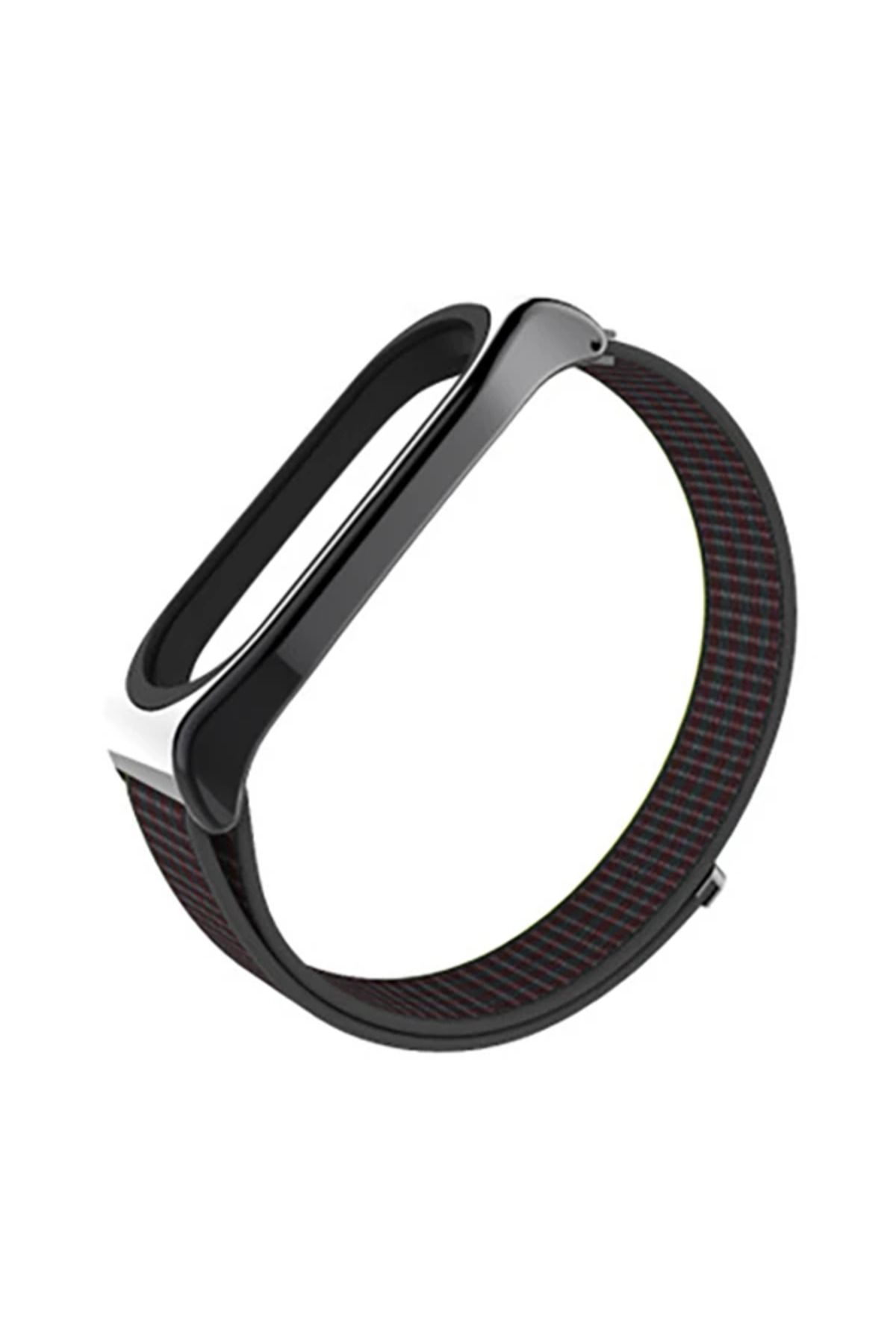 demila Mijobs Xiaomi Mi Band 4-3 Nylon Kayış Kordon-(5775) - MLA9995-1032