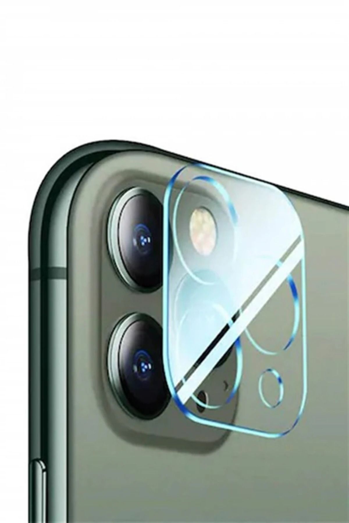 Marsilyan iPhone 12 6.1 Full Tempered Kamera Koruyucu Kırılmaz Cam-(5775) - MCT9579-6037