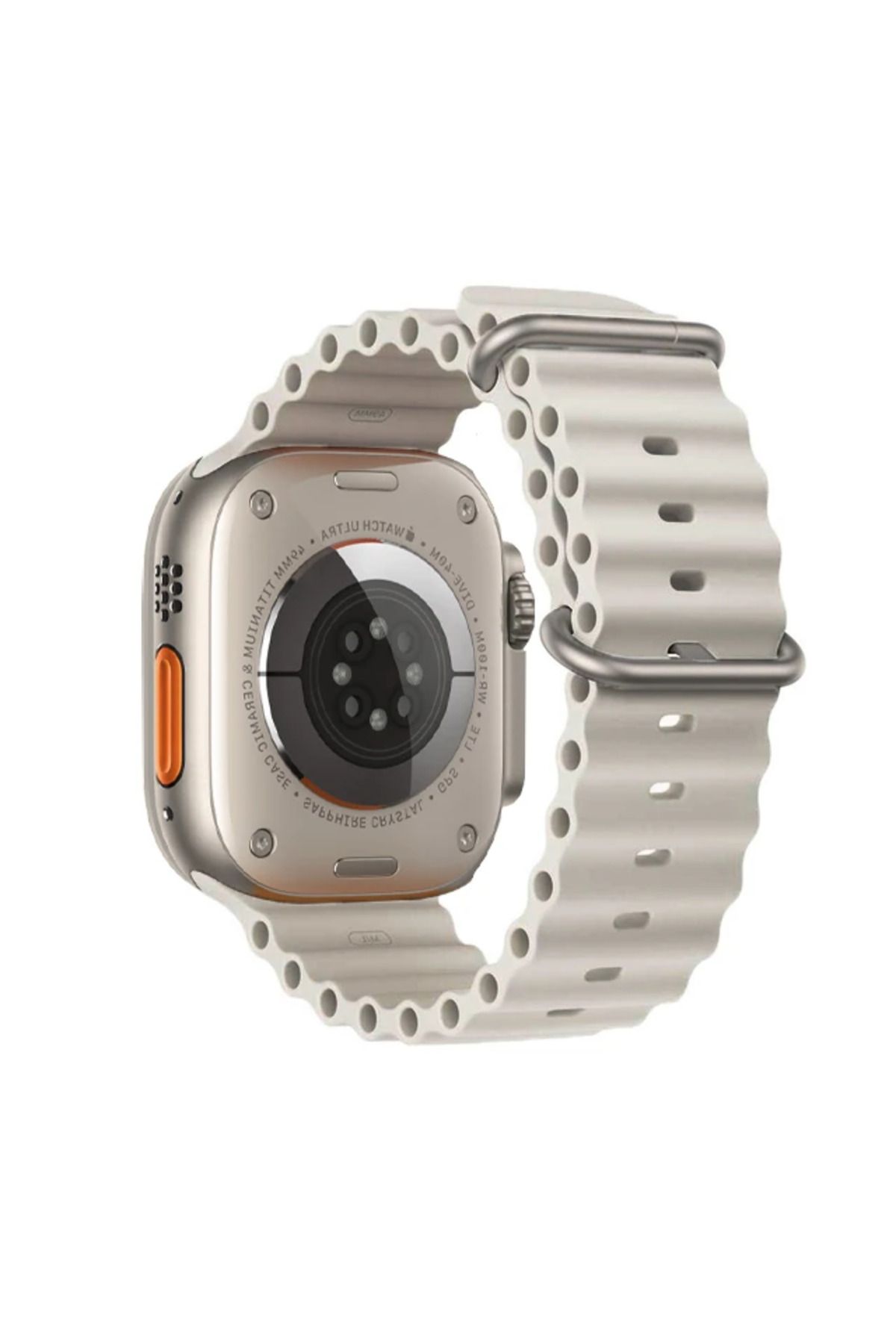 Marsilyan Ally Apple Watch 7-8 41mm 6-5-4 40mm Marine Silikon Kayış Kordon 3-2-1 38mm-(5775) - MCT2180-2254