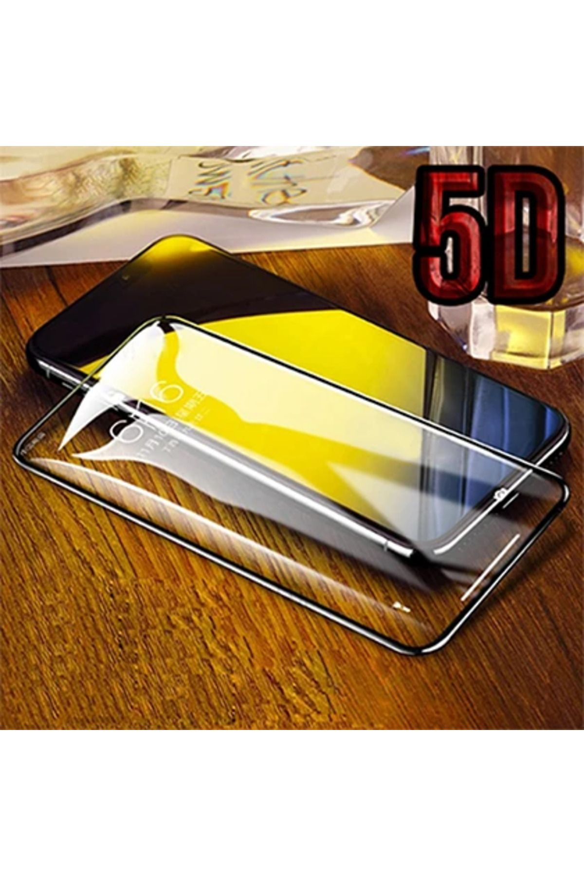 Marsilyan ALLY İPhone 11 Pro XS 5D Kavisli Full Tempered Cam Ekran Koruyucu-(5775) - MCT5086-2150