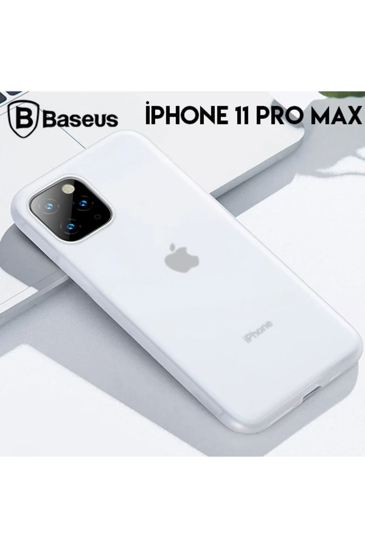 mudikonsept Jelly Liquid Silica Gel iPhone 11 Pro Max 6.5 Kılıf Şeffaf Sıvı Silikon Kılıf - MDE6614-2288